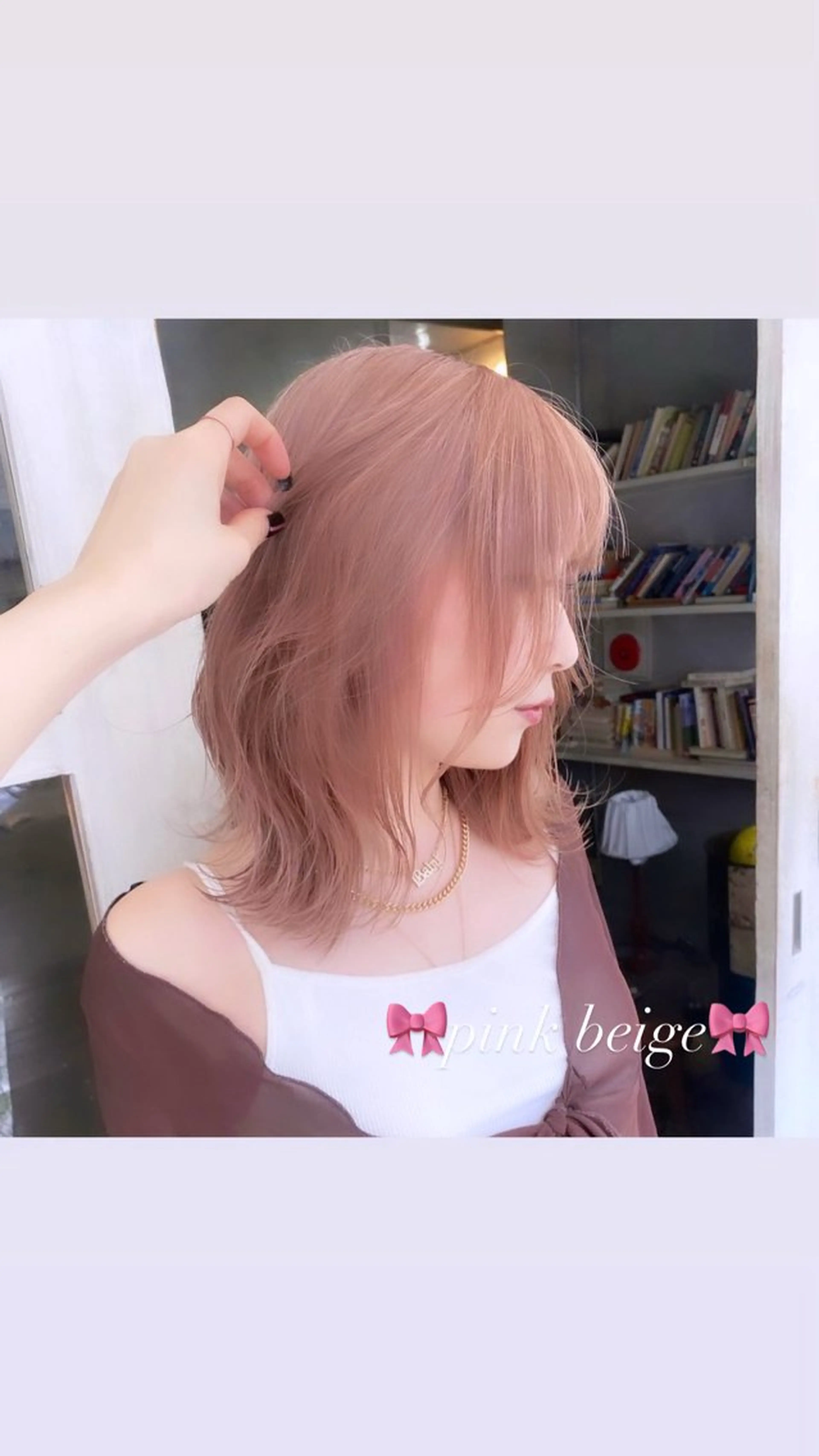 ミディアム カラー 🖤透明感カラー Karen🖤のヘアスタイル