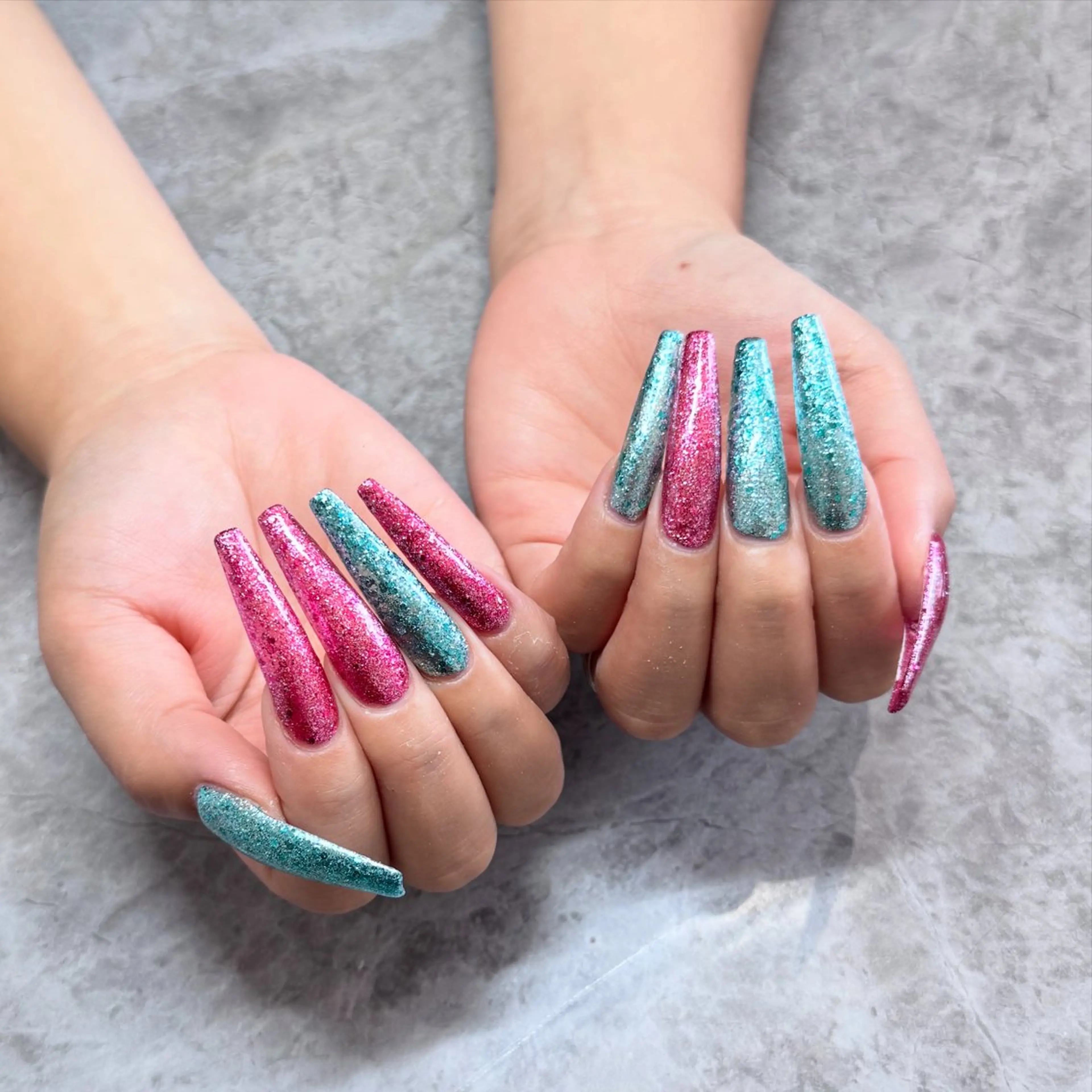 《オフあり》💎チップスカルプ ワンカラーｏｒラメグラ🦋の写真