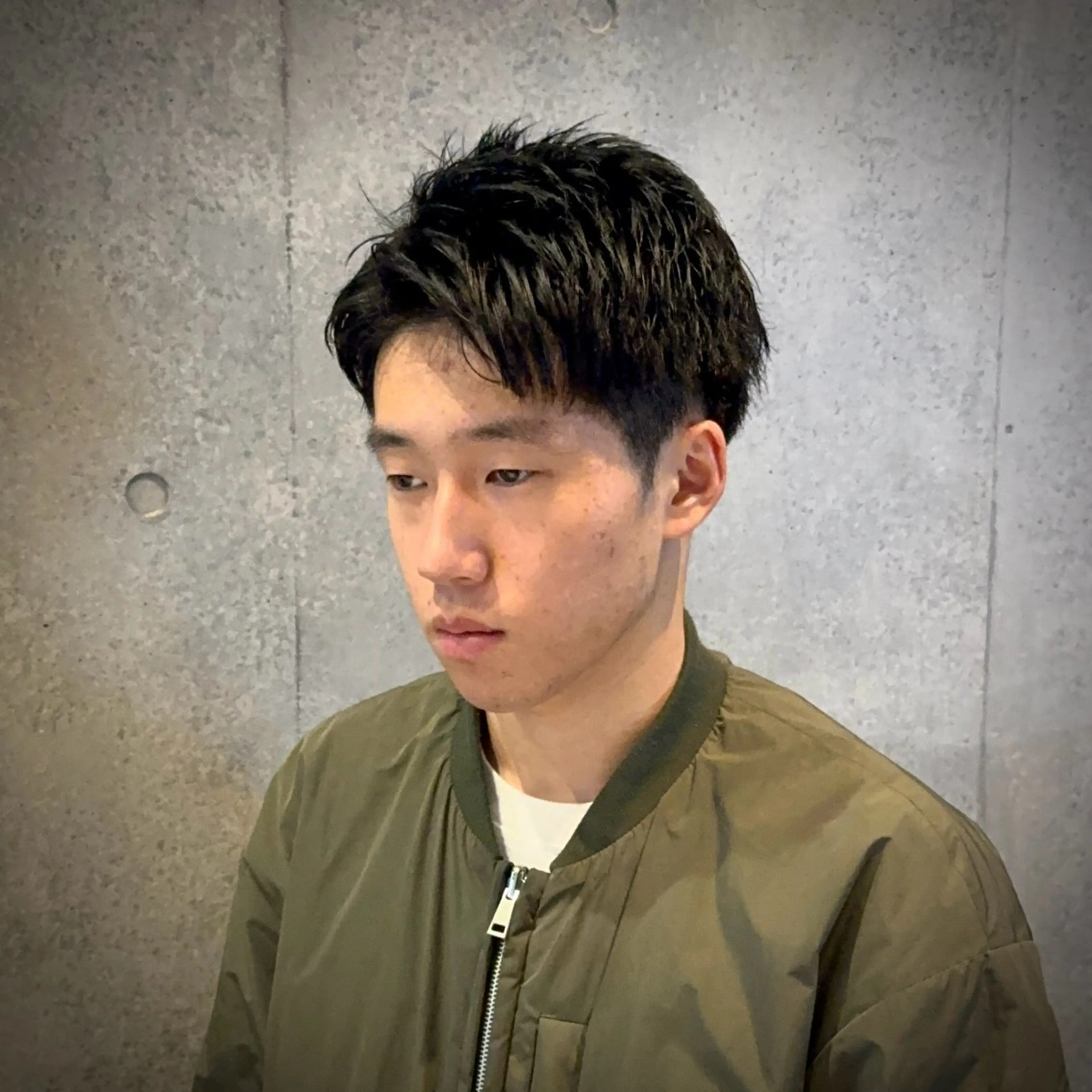 メンズ アップバング メンズカット/ うる艶縮毛矯正/僚汰のヘアスタイル