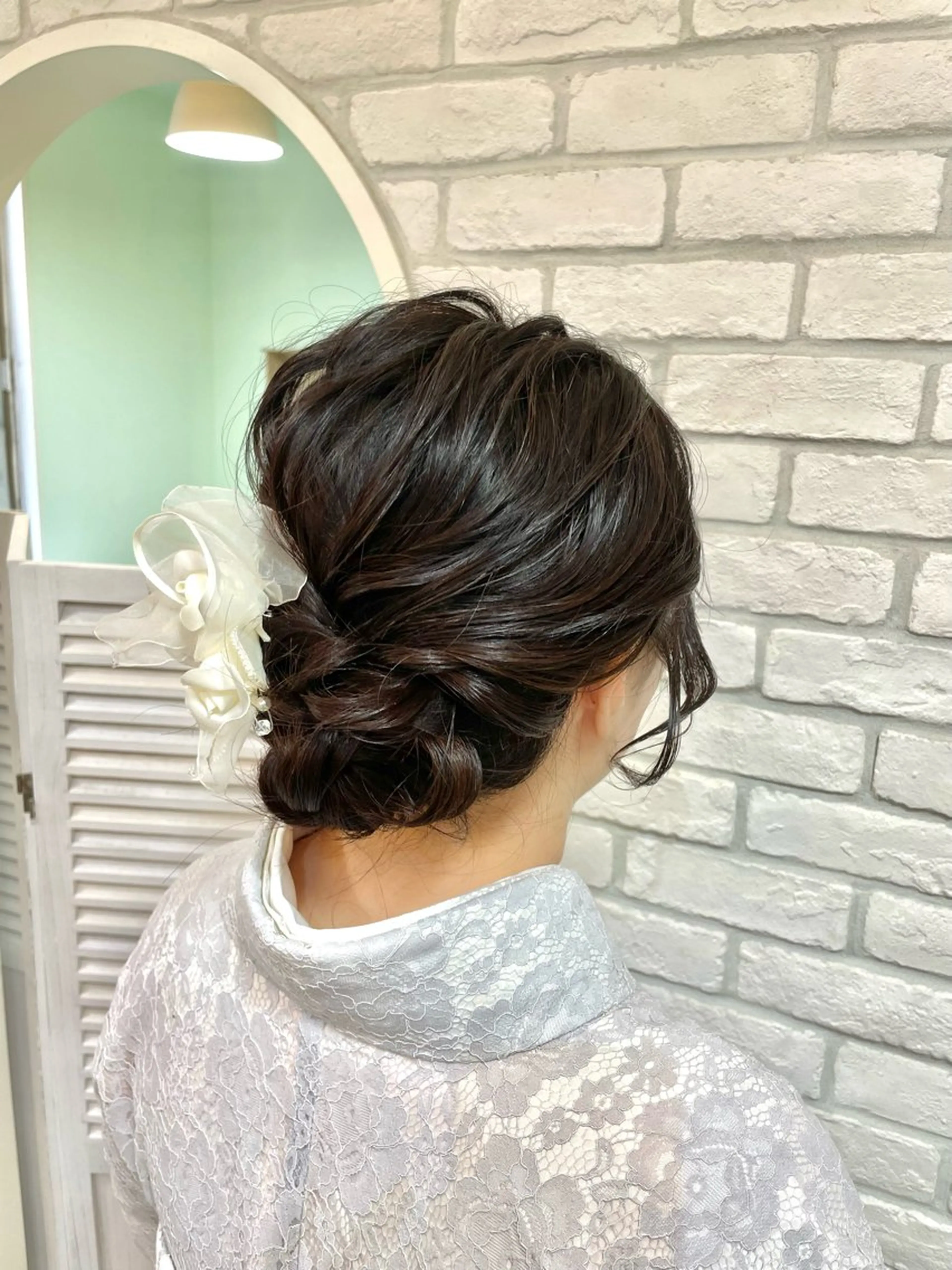 セミロング ヘアアレンジ 髪質改善🌱 高橋みなみのヘアスタイル