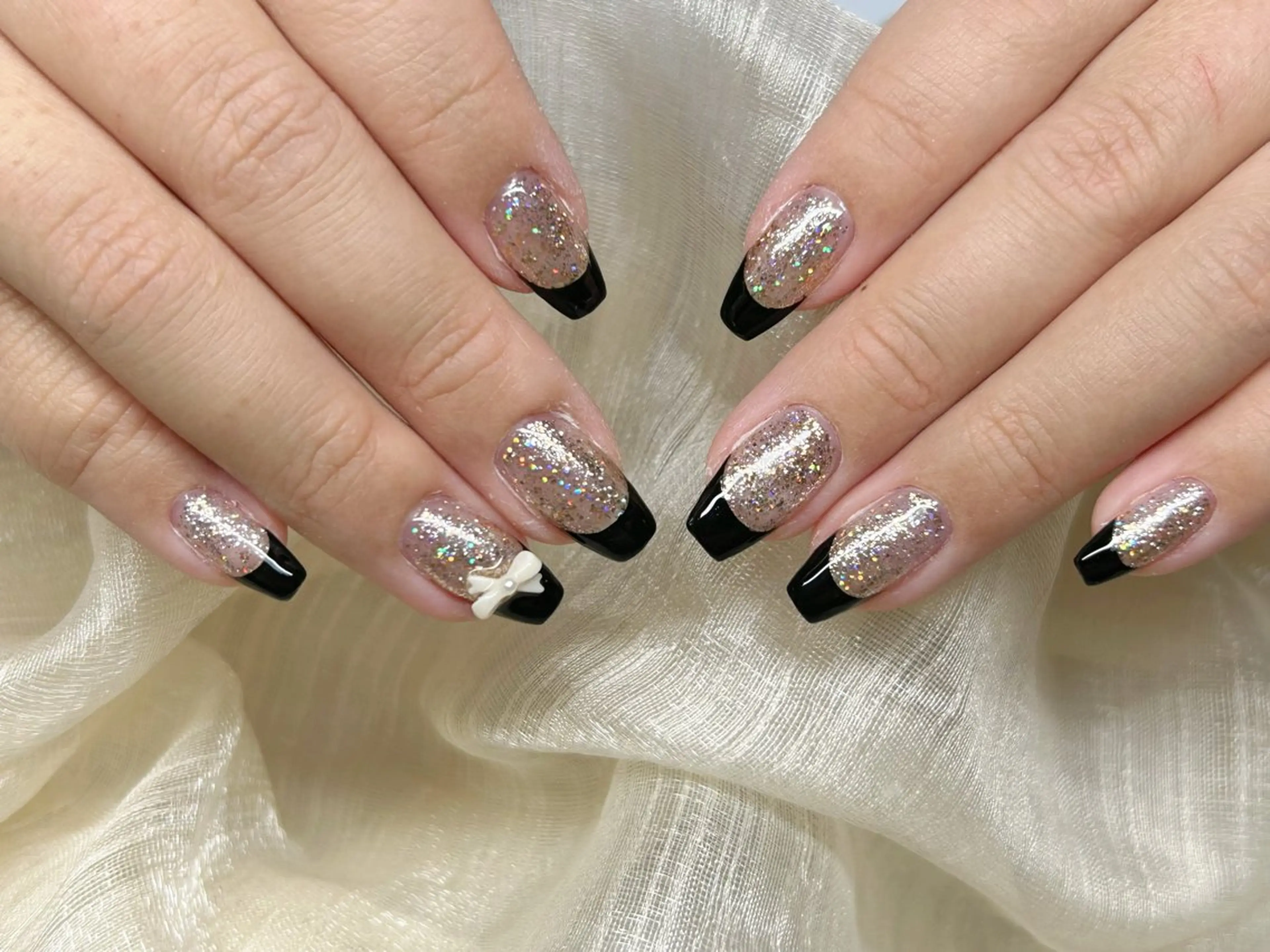 ネイル アートネイル 成人式 長さ出し フットネイル マグネットネイル ハンドネイル Lino Nailのネイルデザイン