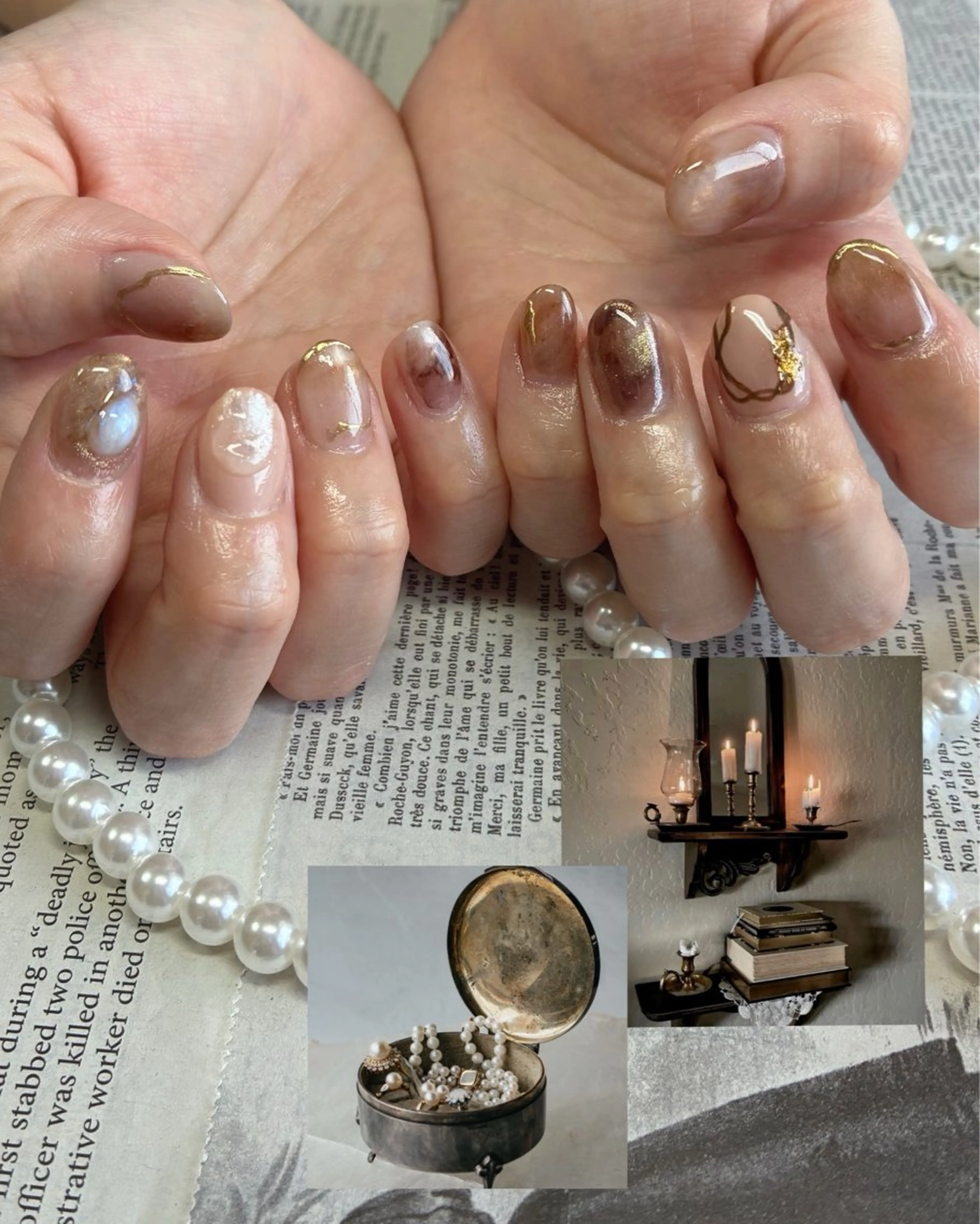 ネイル ニュアンスネイル shiki_nail 🪐のネイルデザイン