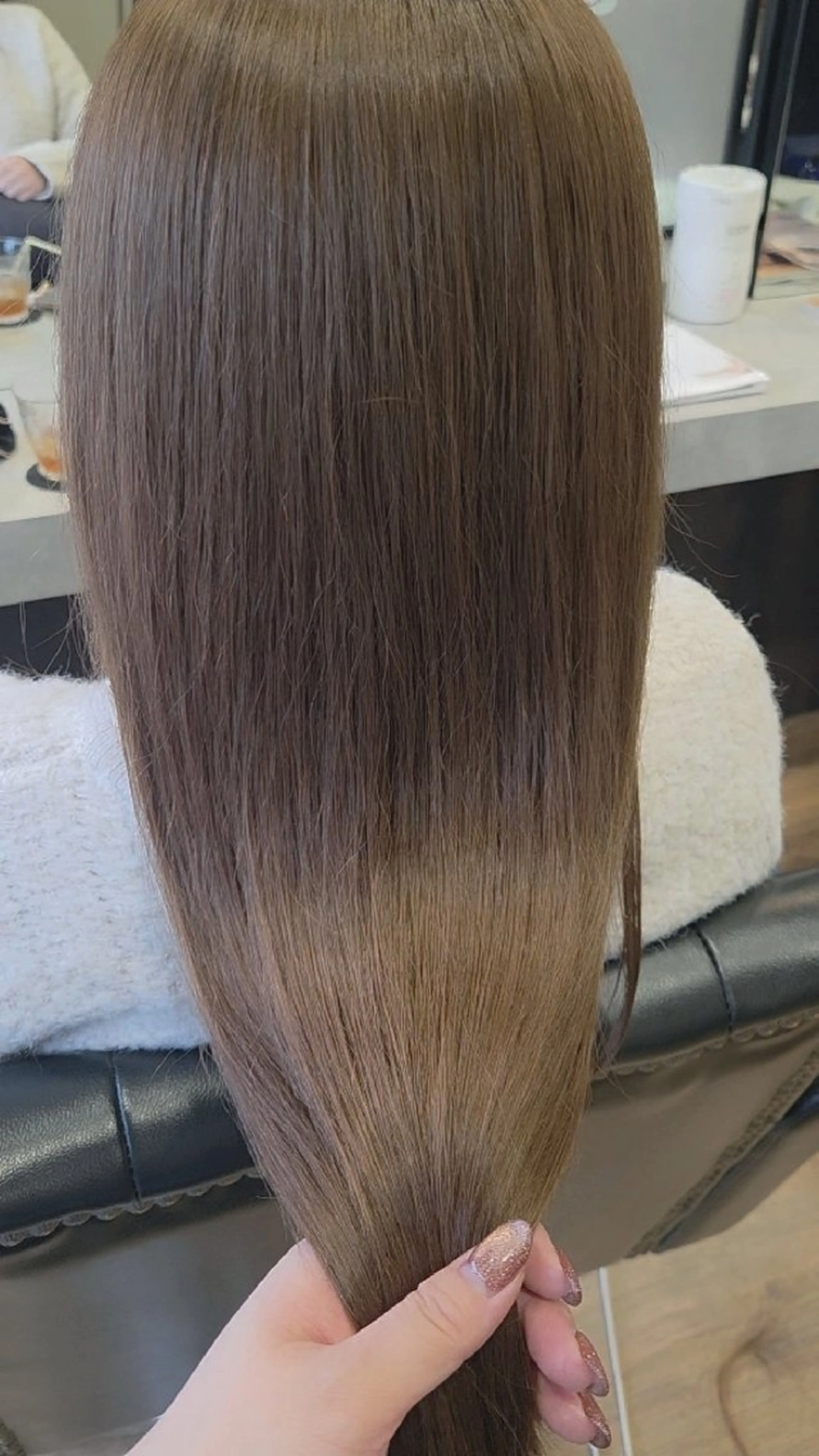 ロング カラー カット ヘアカラー トリートメント 関口 友菜のヘアスタイル