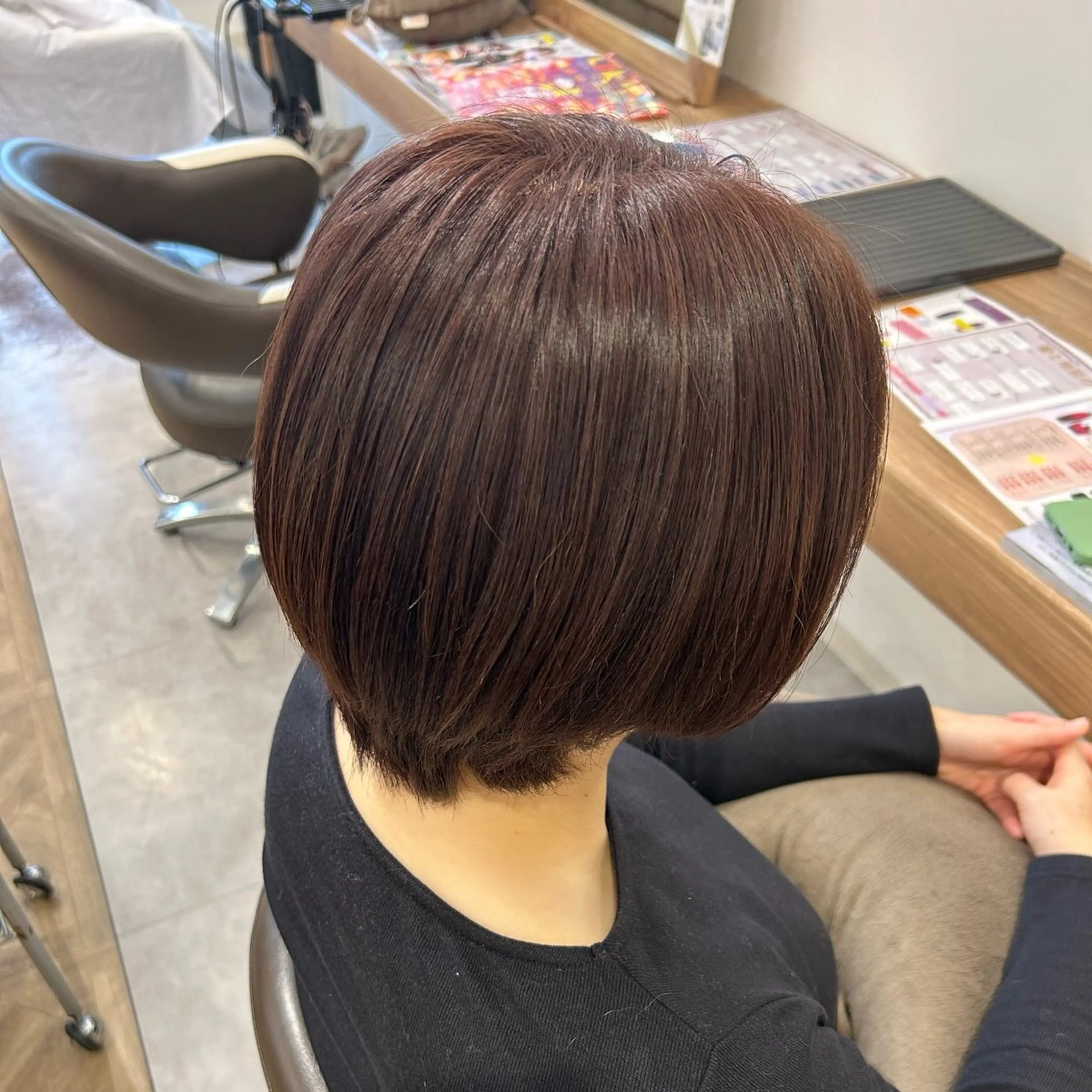 カラー ブラウンカラー ハイライトカラー ヘアカラー 渡邊 玲来のヘアスタイル