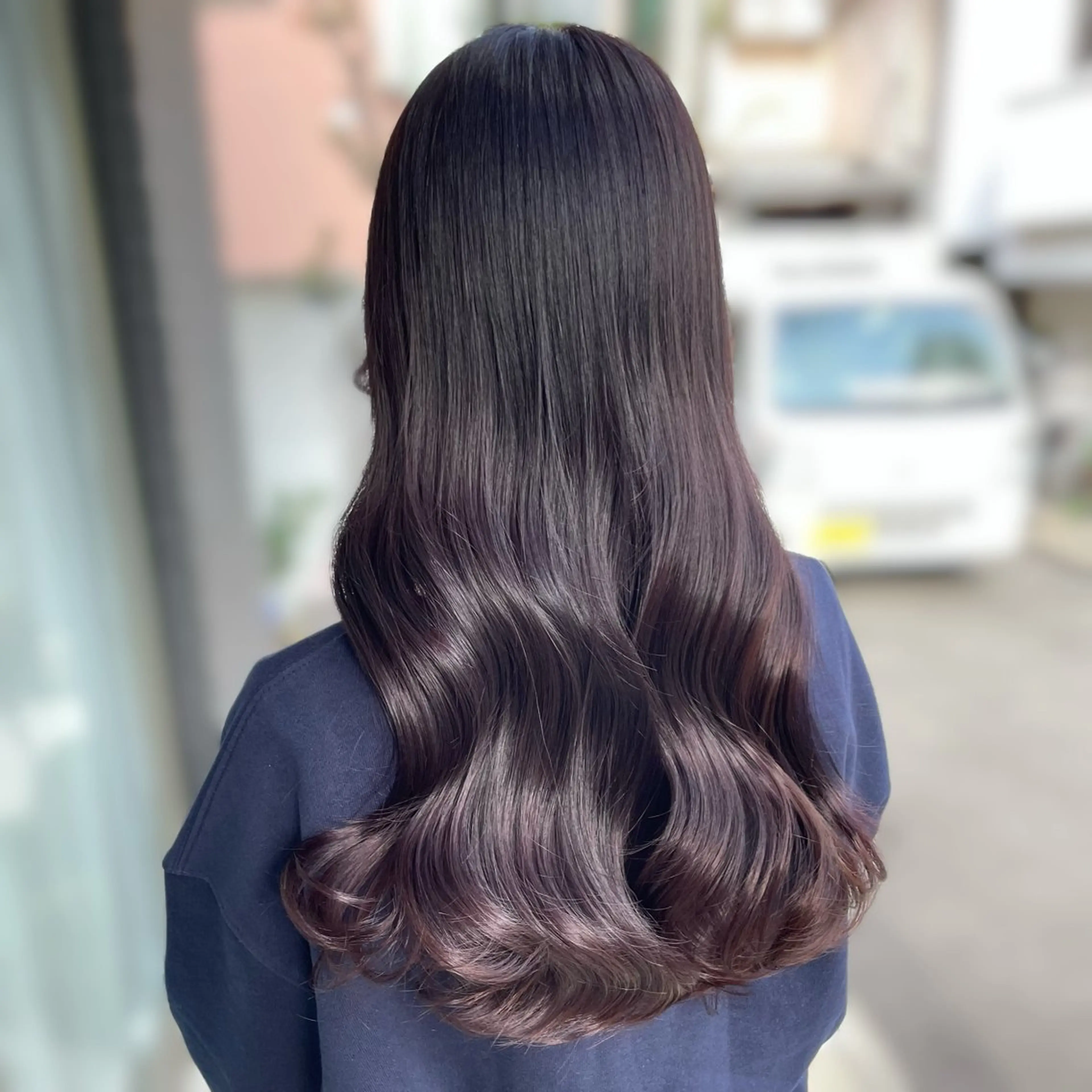 ロング カラー カット ヘアカラー トリートメント kana ブリーチなしカラー✨のヘアスタイル