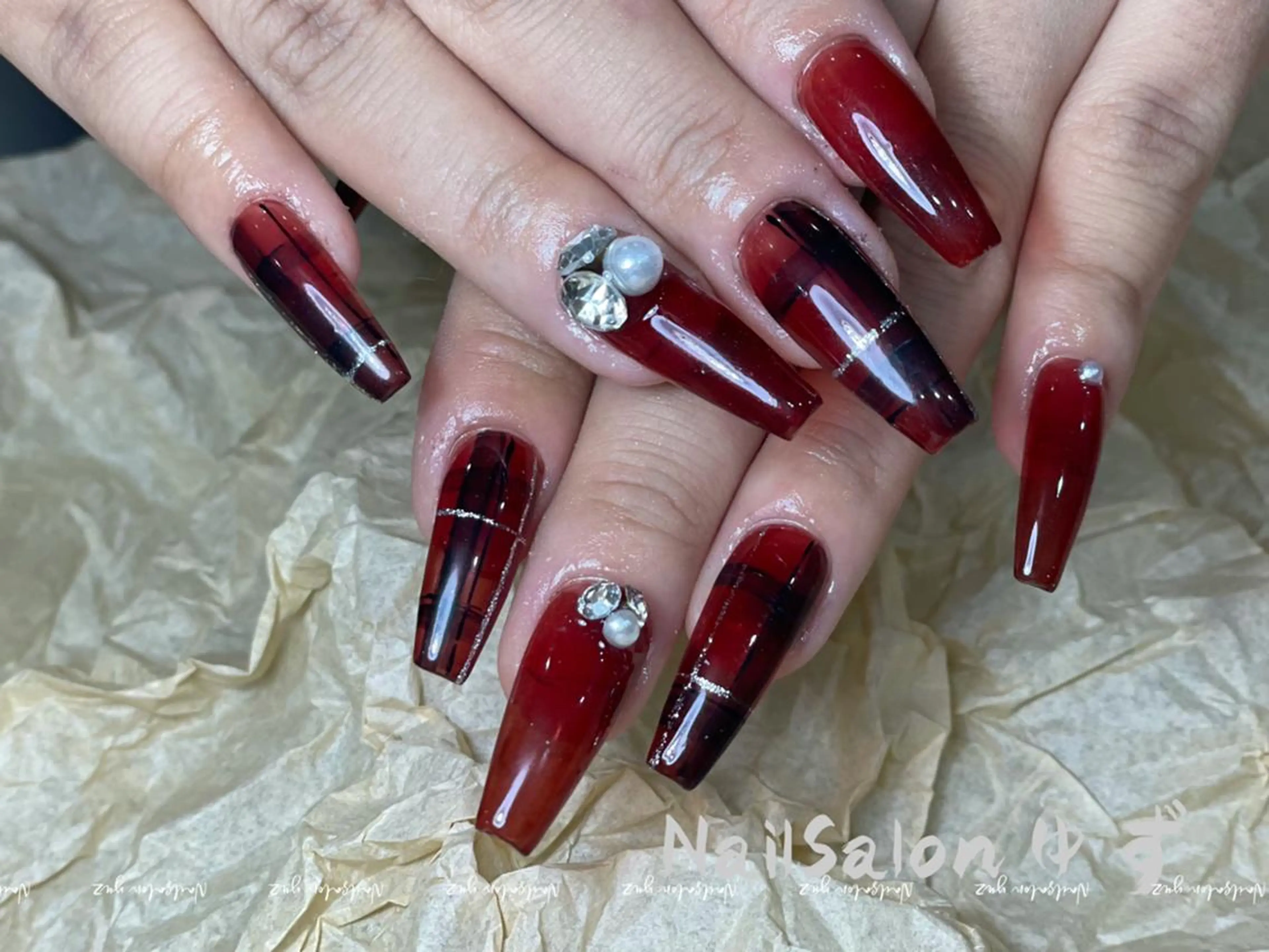 ネイル ハンドネイル MAKI💚💚💚 秋葉原.のネイルデザイン