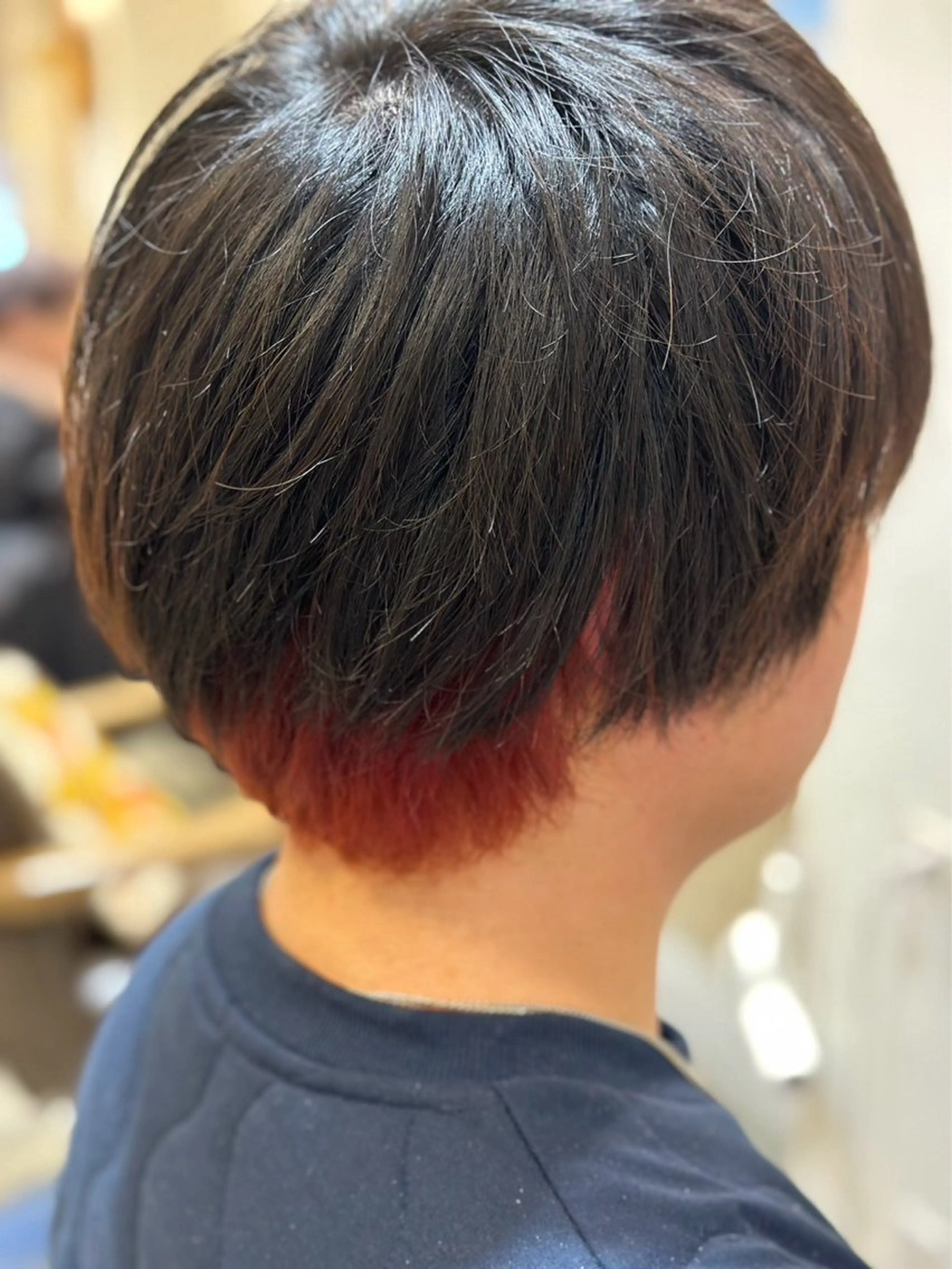 ショート カラー メンズ Lamp所属・🌀メンズパーマ🌀 🐏丸山祐宇🐏のヘアスタイル