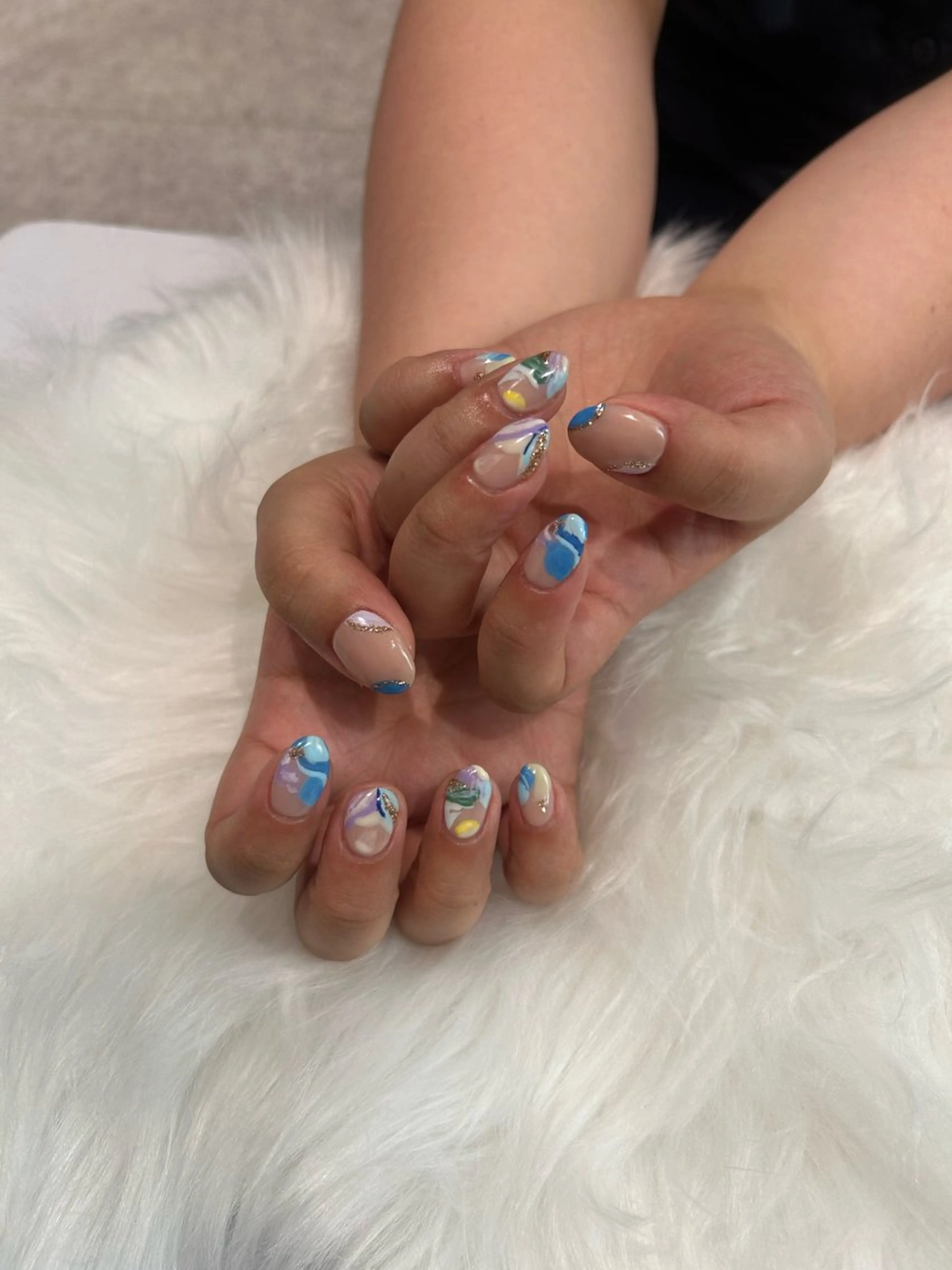 ネイル ハンドネイル ♡ハイトーン★ ネイル/しの♡のヘアスタイル