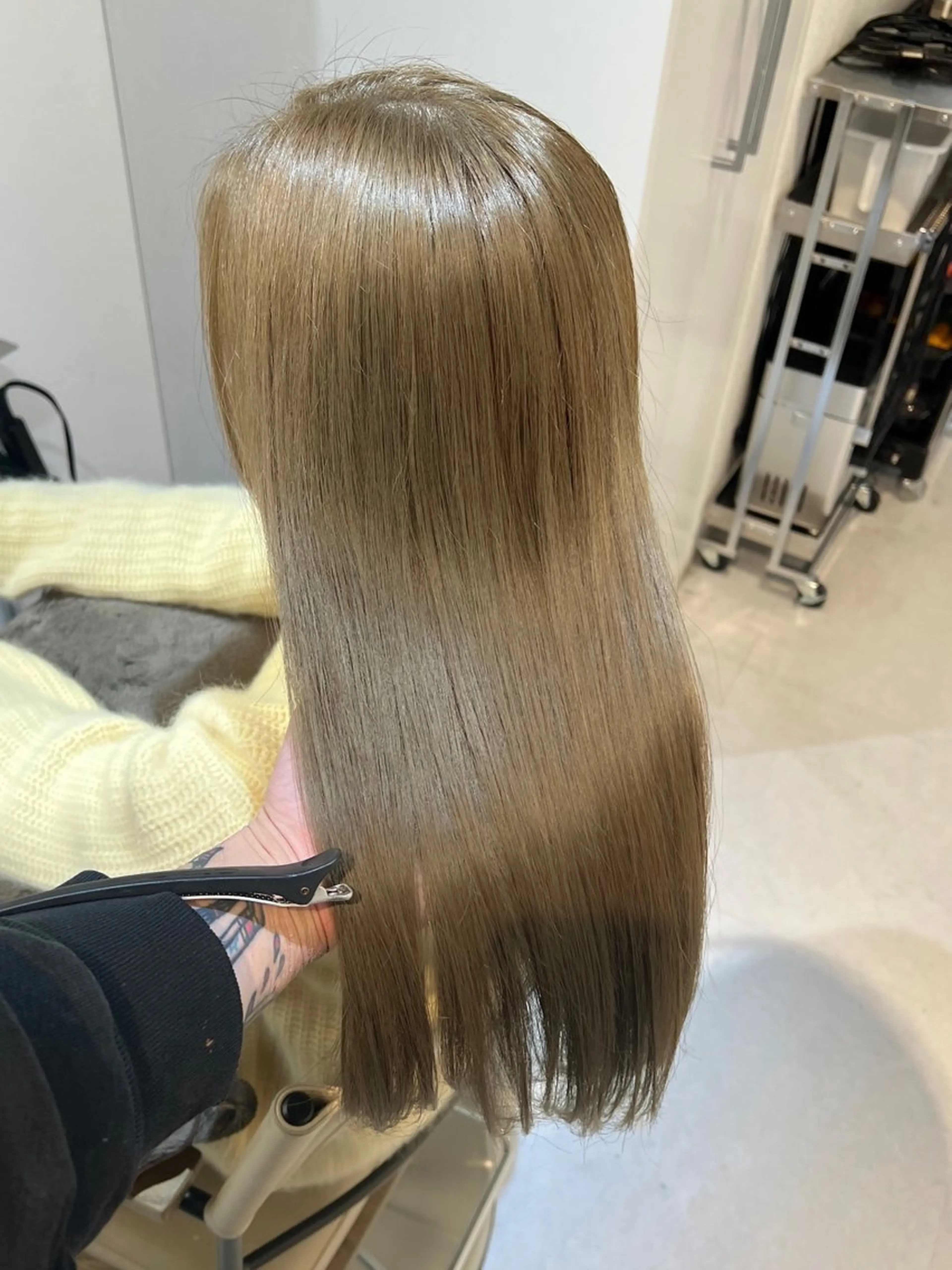 ロング カラー ヘアアレンジ ヘアカラー トリートメント ✨韓国/外国人風✨ 江原巧のヘアスタイル