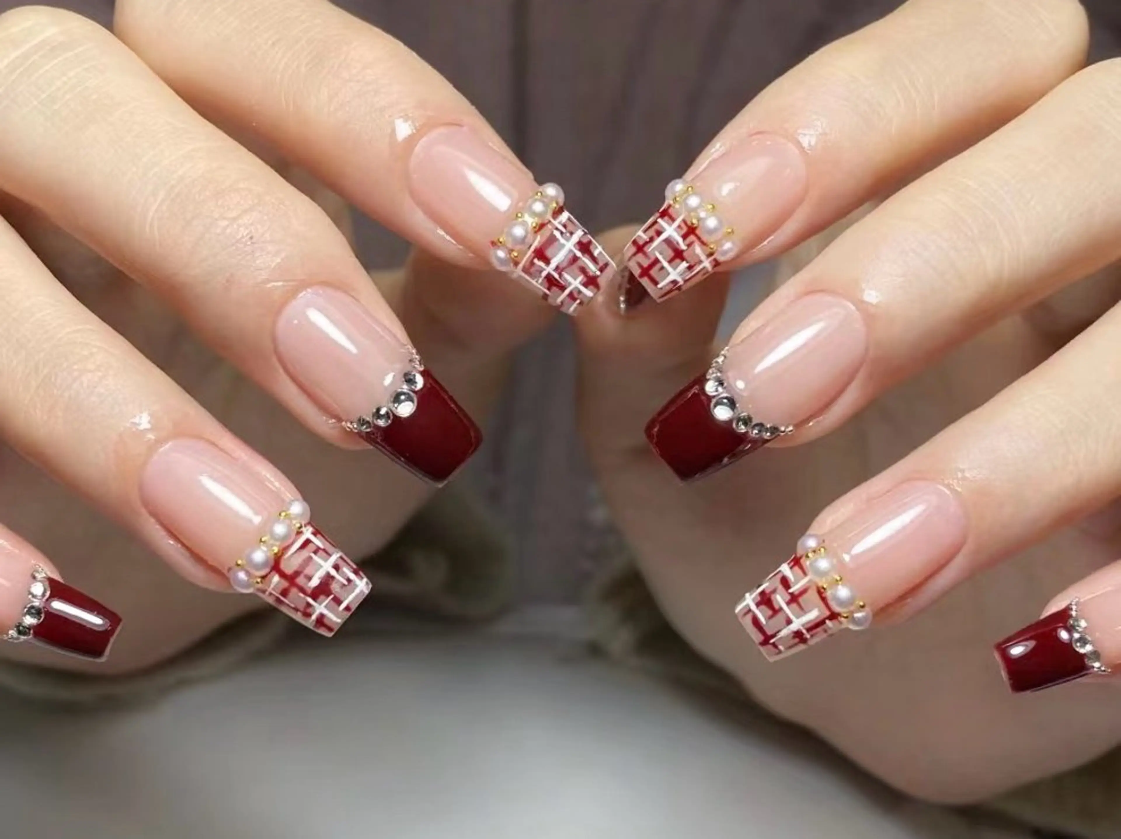 ネイル 長さ出し フットネイル フレンチネイル ジェルネイル ガラスフレンチ More Glam Nailsalon 大宮東口店 ～韓国ネイル・ワンホンネイル・スカルプネイル～所属・大宮 愛のネイルデザイン