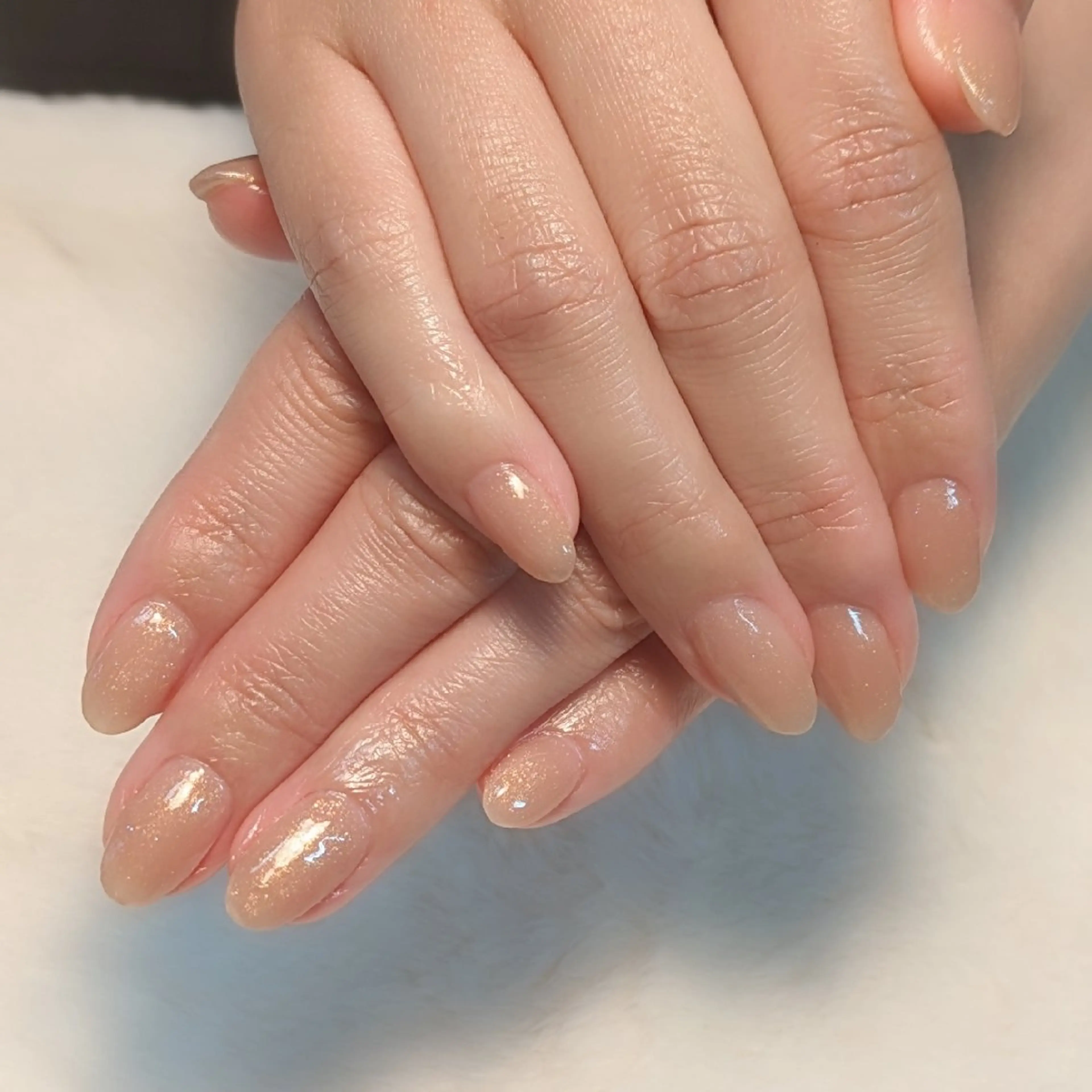 ネイル ラメ(グリッター) ワンカラーネイル m&pPrivate nailsalonのネイルデザイン