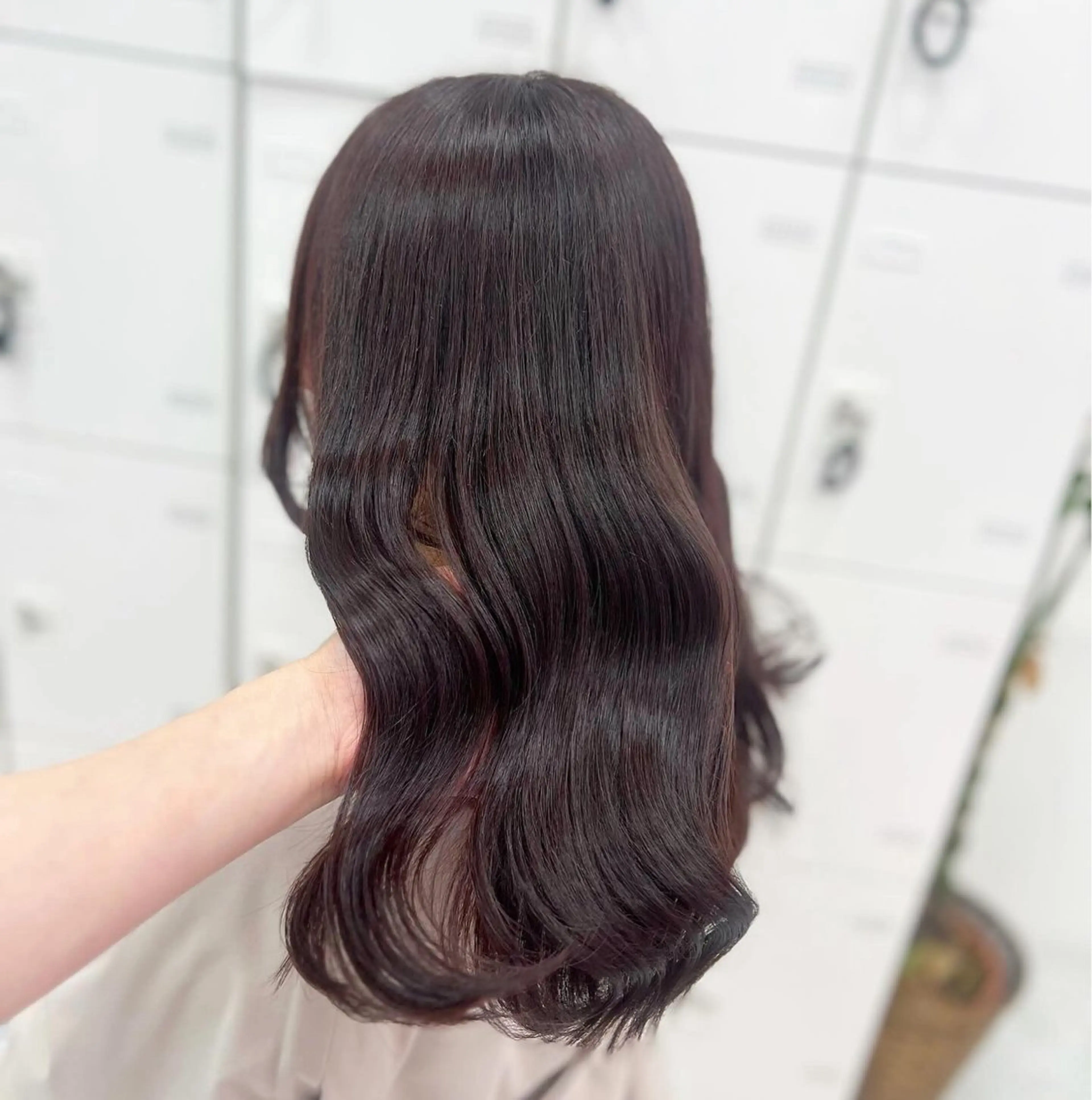 ロング カラー パーマ ヘアアレンジ メンズ キッズ ♥️韓国ヘア レイヤー♥️ゆりのヘアスタイル