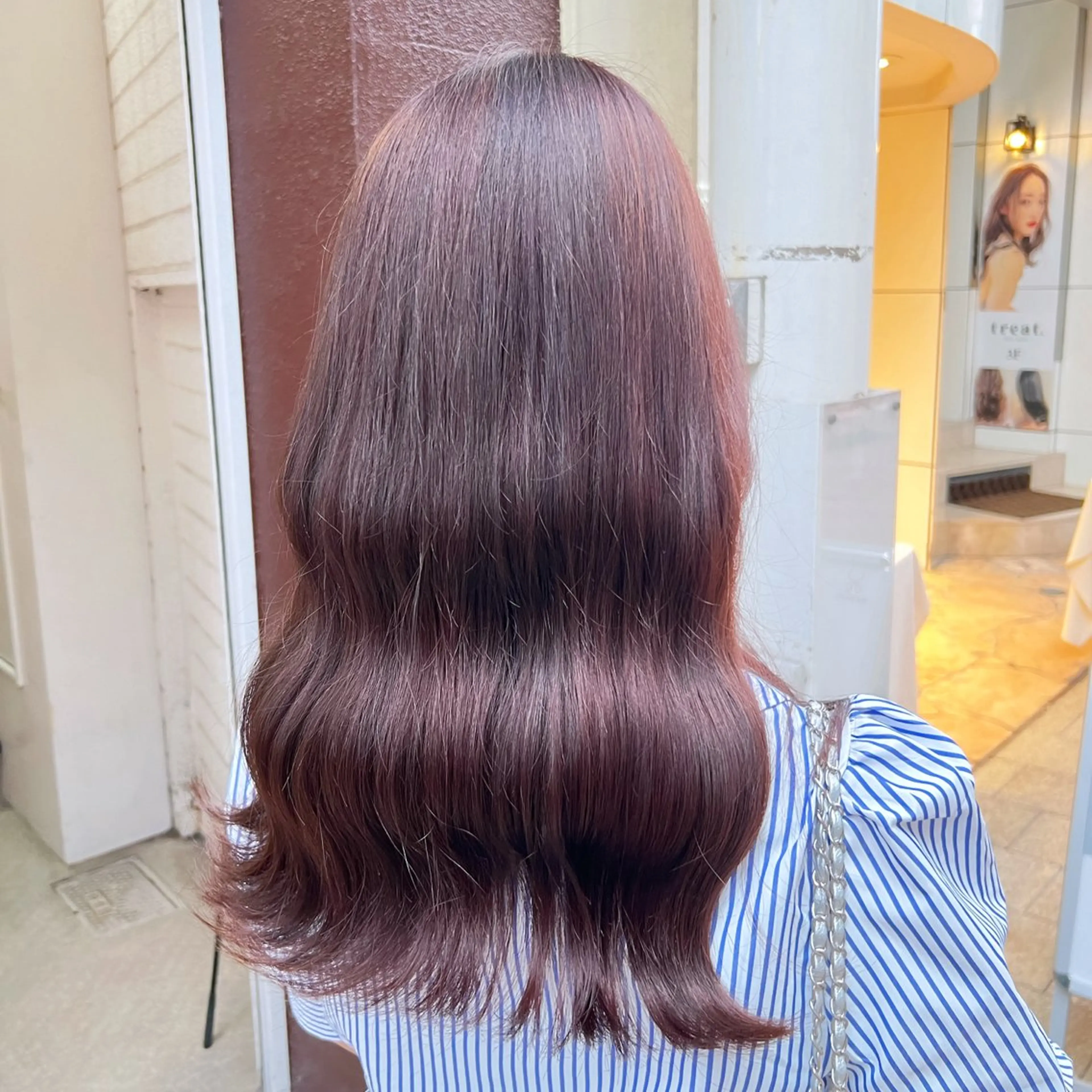 セミロング カラー amoretto 天文館🦋愛華のヘアスタイル