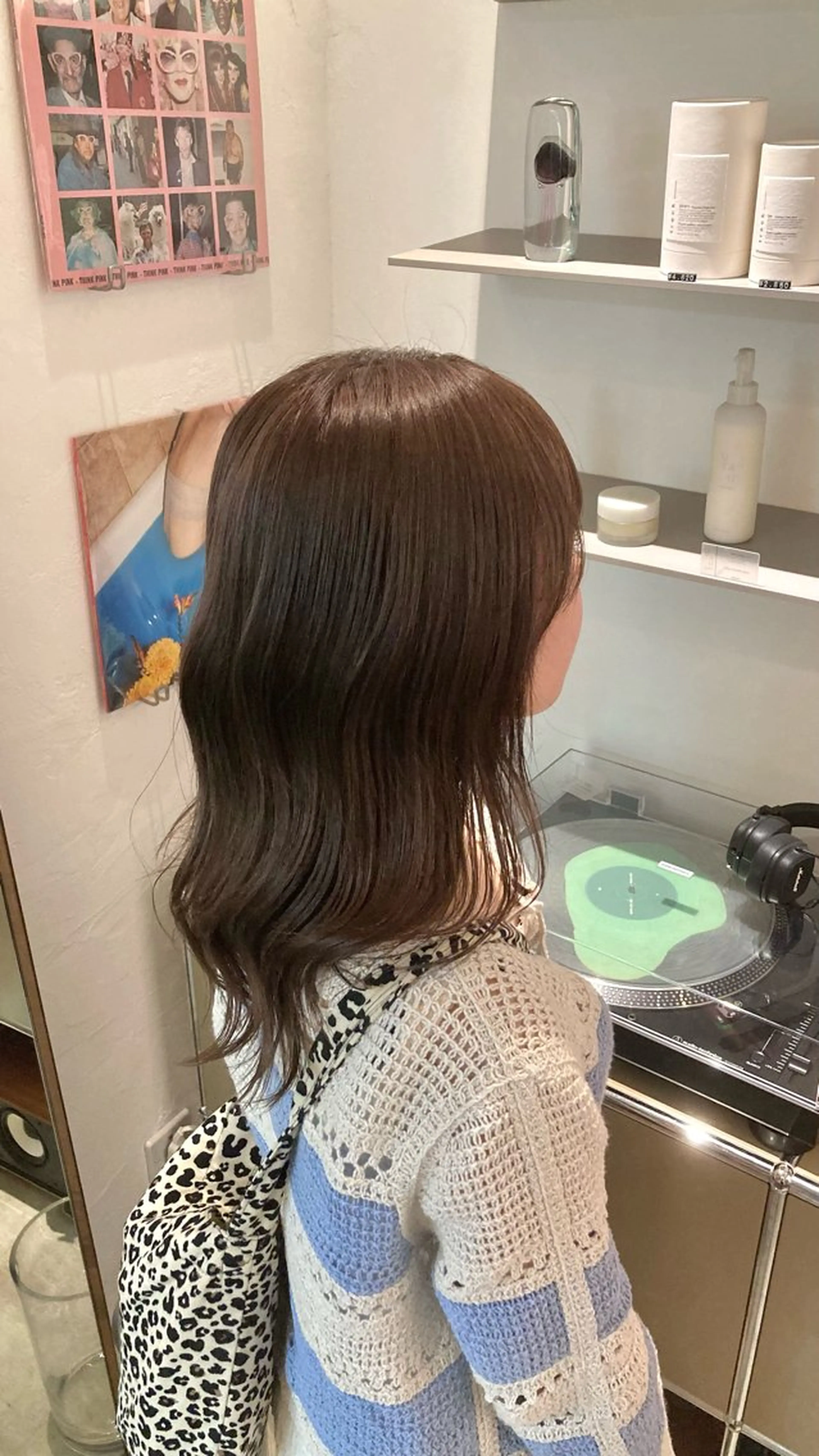 セミロング カラー ブリーチ 透明感カラー ヘアカラー Tsukasa/ ハイトーン/寒色のヘアスタイル