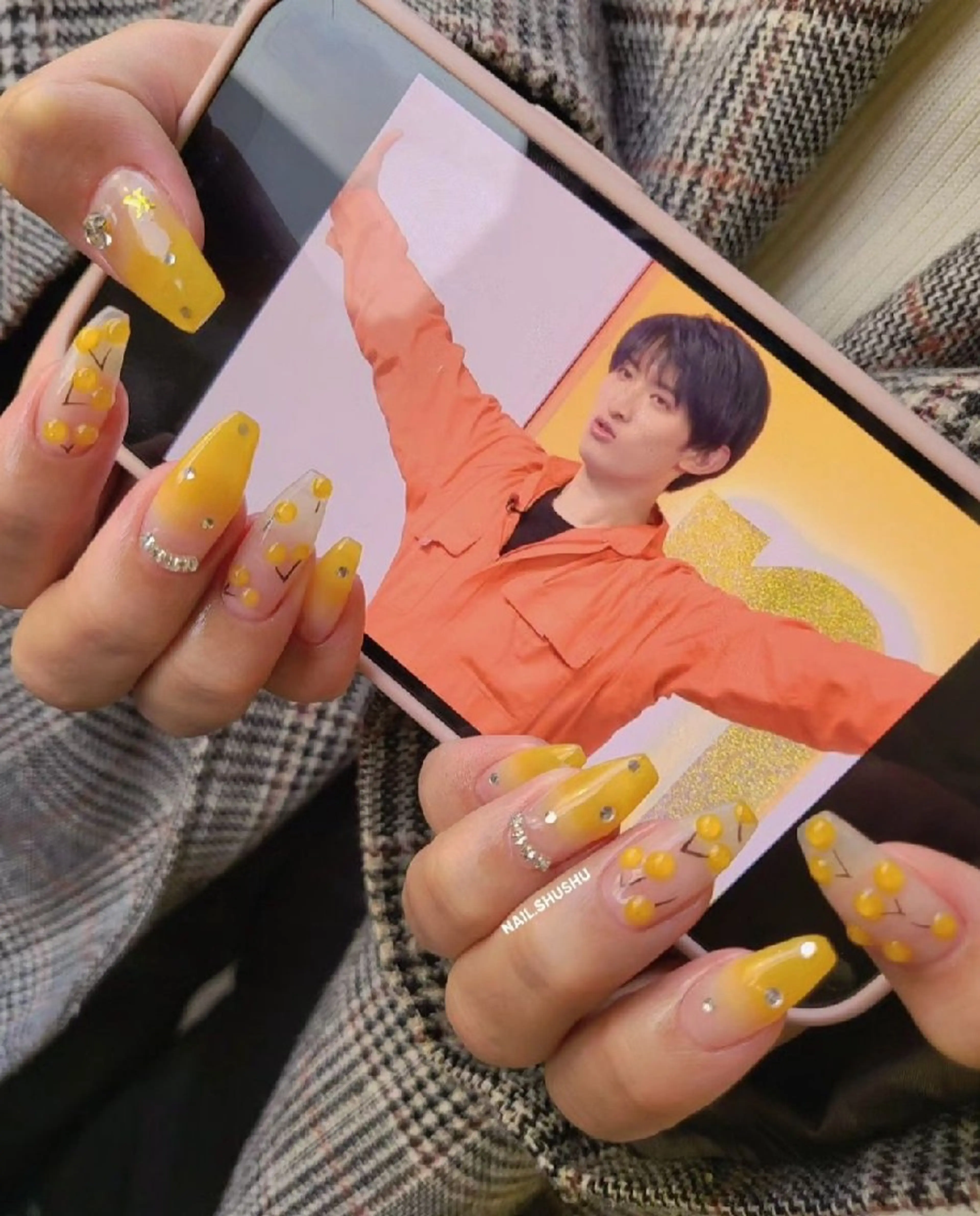ネイル 持ち込み ニュアンスネイル ワンカラーネイル シンプルネイル 春ネイル ハンドネイル 3dパーツ/流行り 👧shushu❤️のネイルデザイン