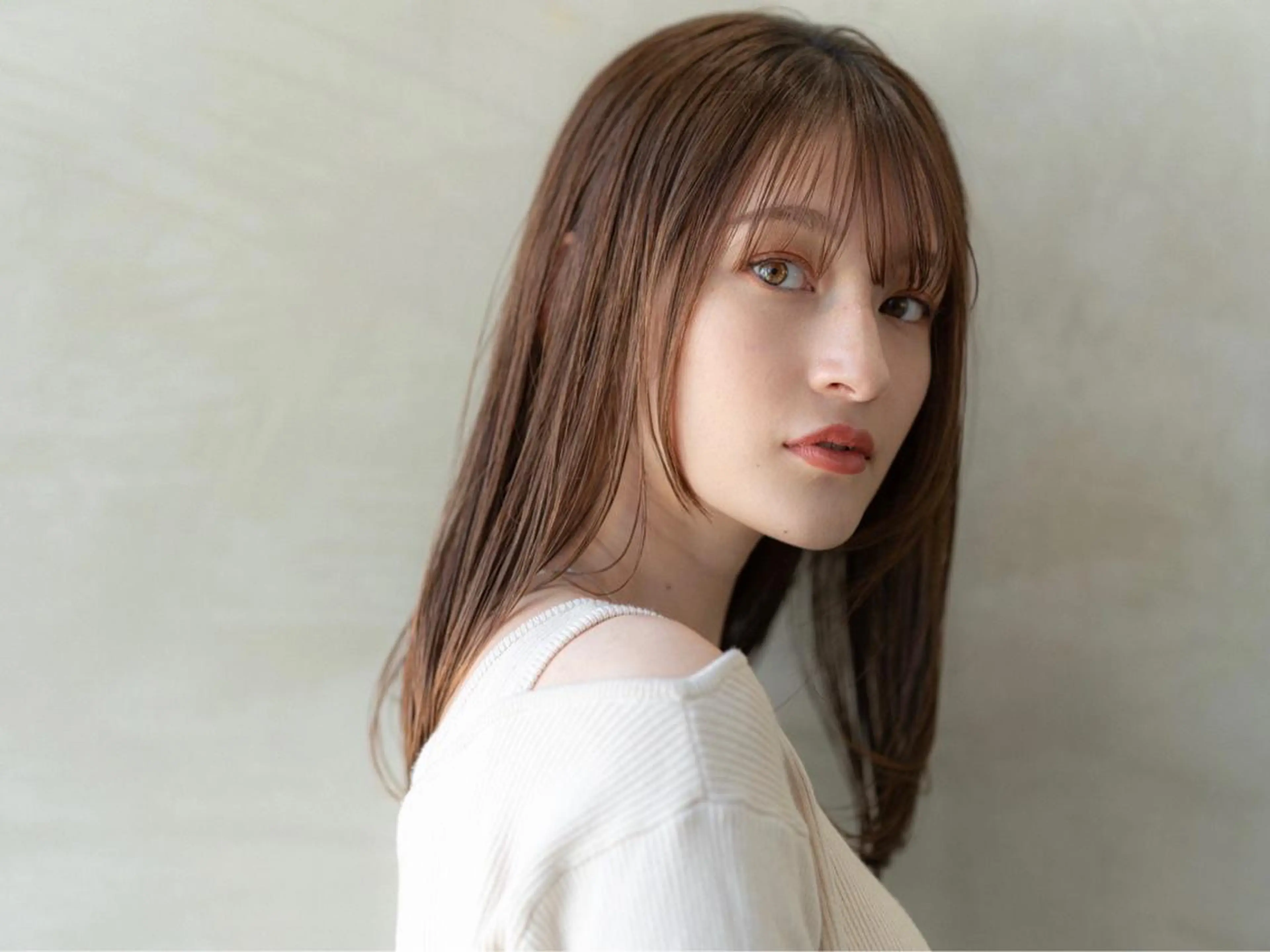 ミディアム カラー カット ヘアカラー トリートメント 🉐レイヤー/塩見 弘樹🉐渋谷のヘアスタイル