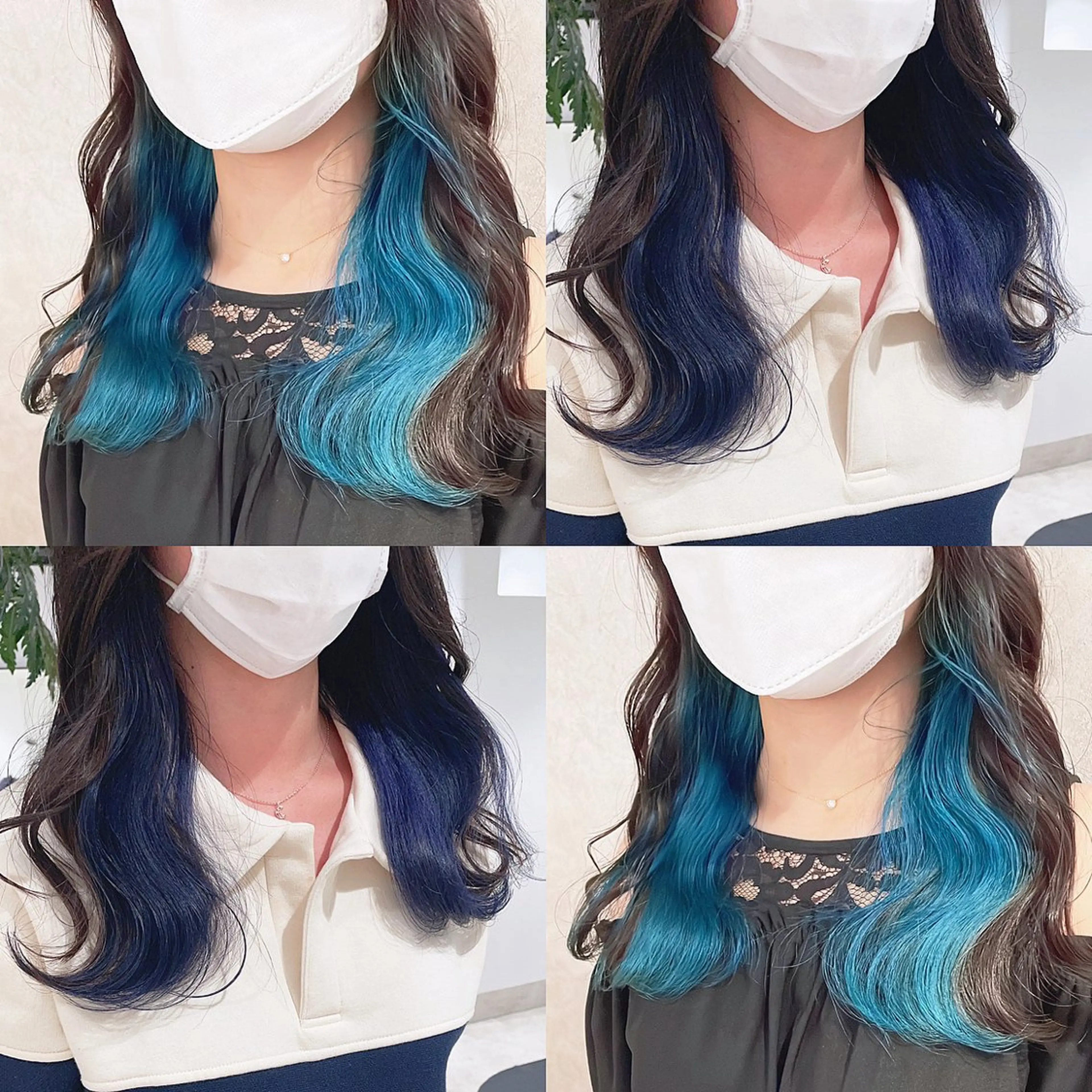 カラー ヘアカラー トリートメント 渋谷:インナーカラー ／🍒エリカ🍒のヘアスタイル