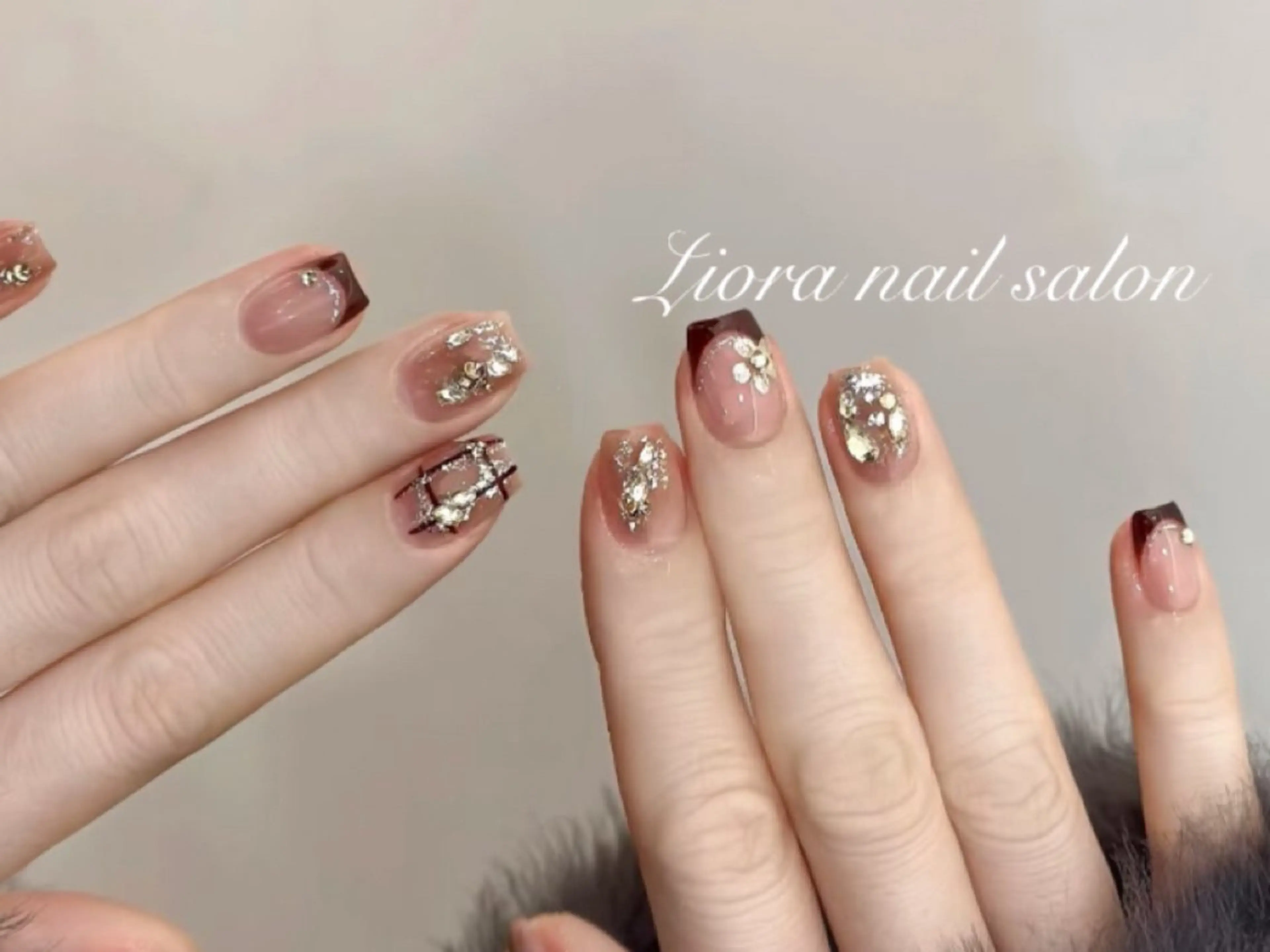 ネイル チークネイル フットネイル フレンチネイル ジェルネイル ガーリー ハンドネイル Liora nail スカルプ専門店のネイルデザイン