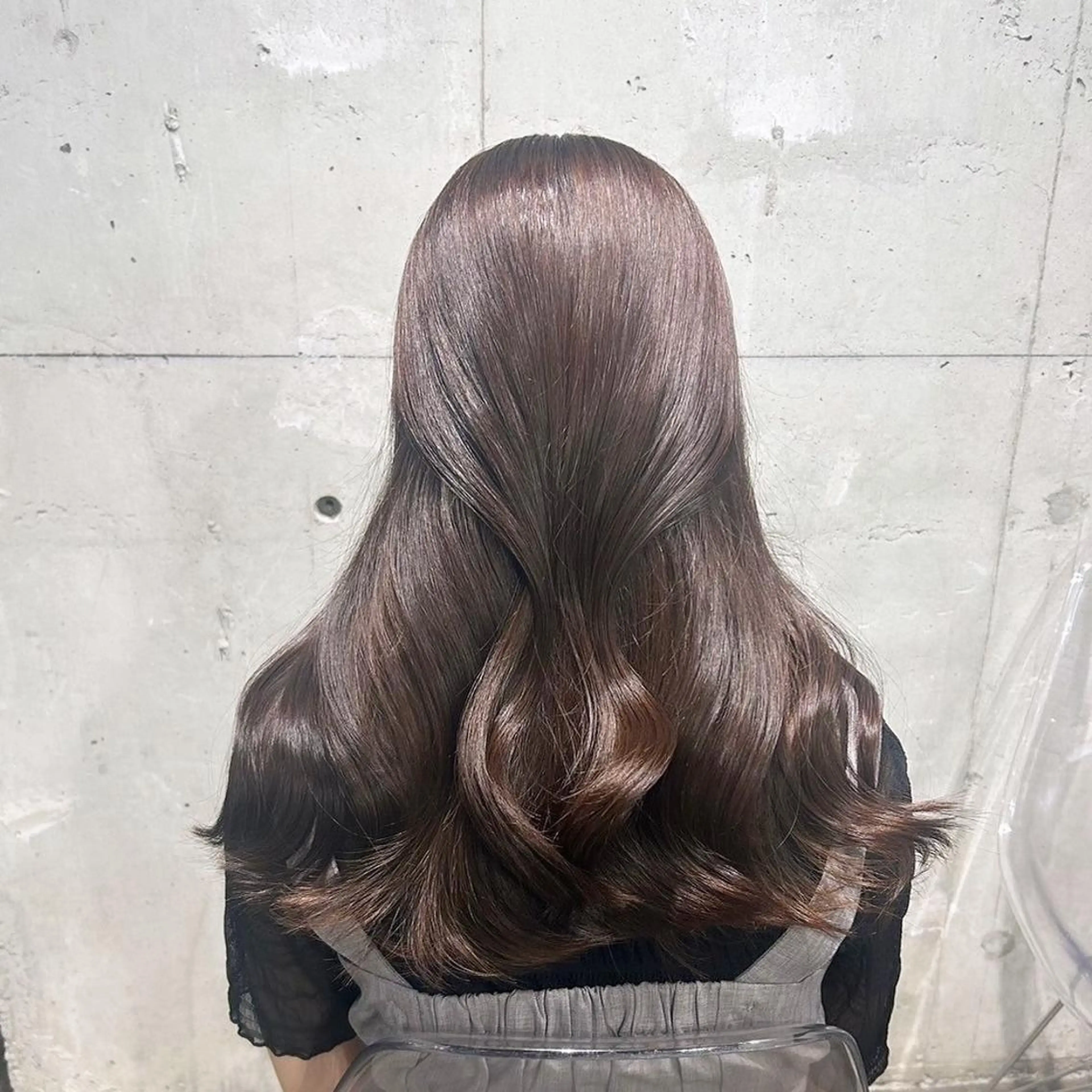 カラー ヘアアレンジ ロング 🤍透明感韓国 レディ/まりん🤍のヘアスタイル