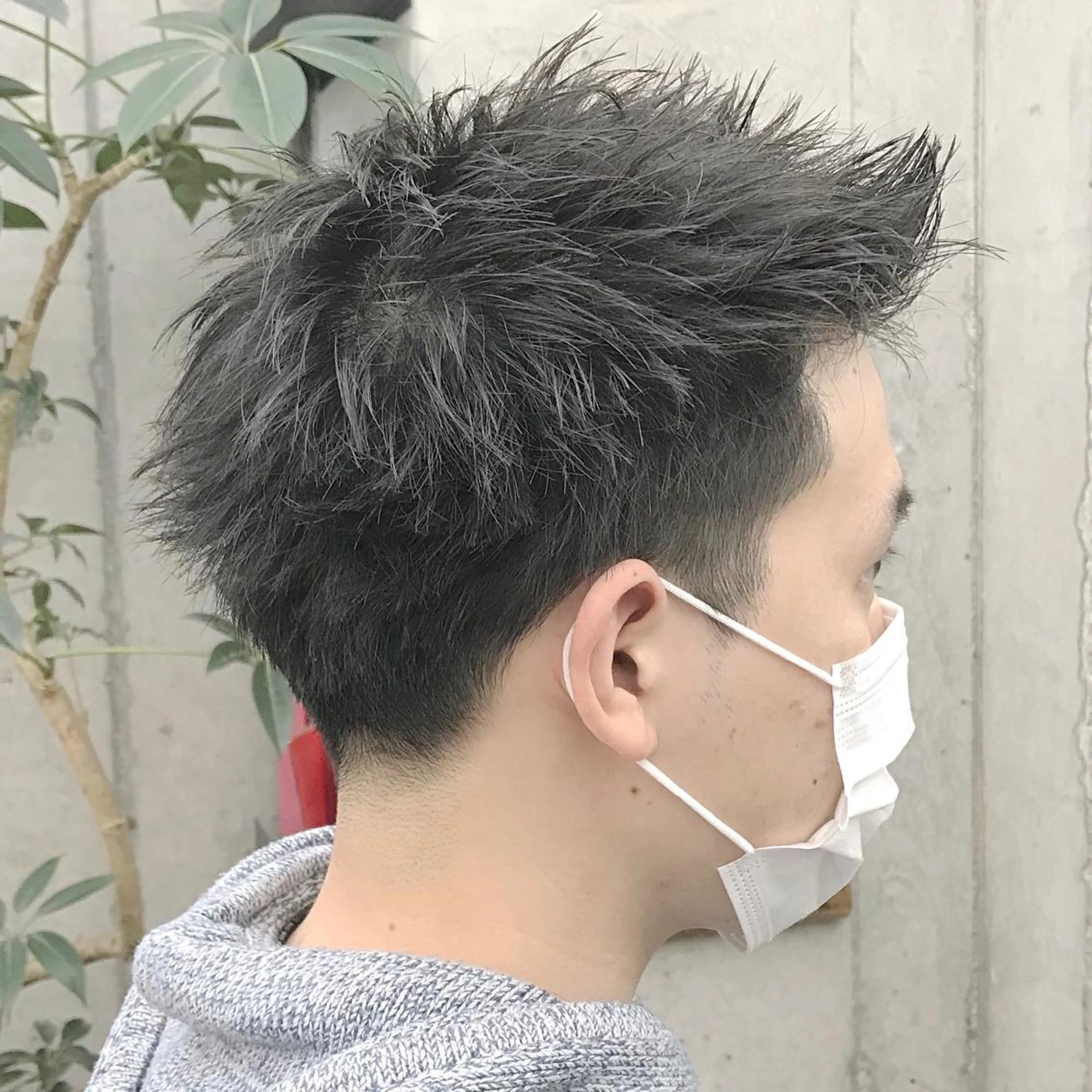 ショート メンズ アップバング メンズショート ショートヘア カット ✂︎ウルフ・ショート ✂︎MIKUNIのヘアスタイル