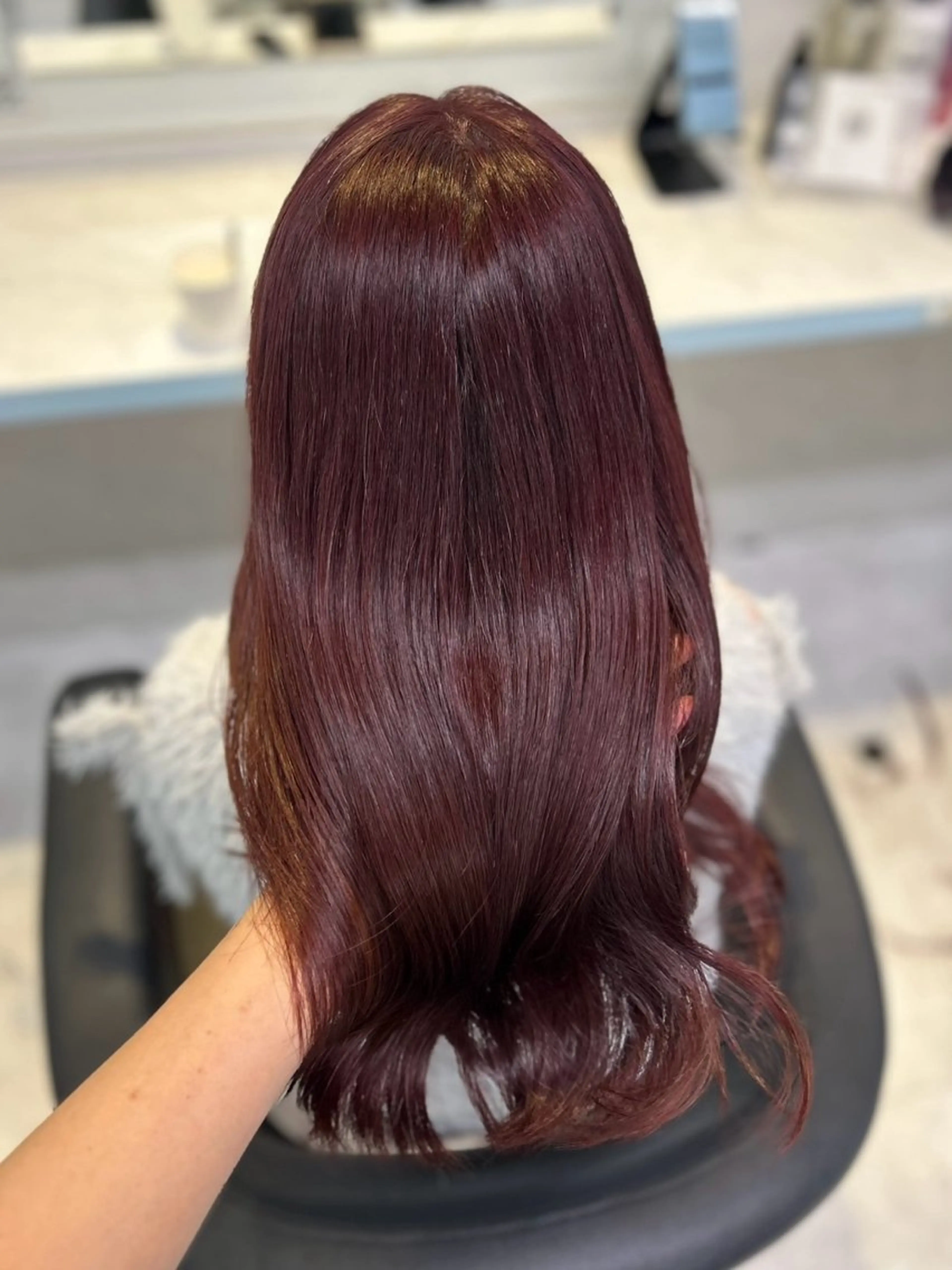 ロング ヘアカラー 🥀艶髪/似合わせ 暖色/まな🥀のヘアスタイル