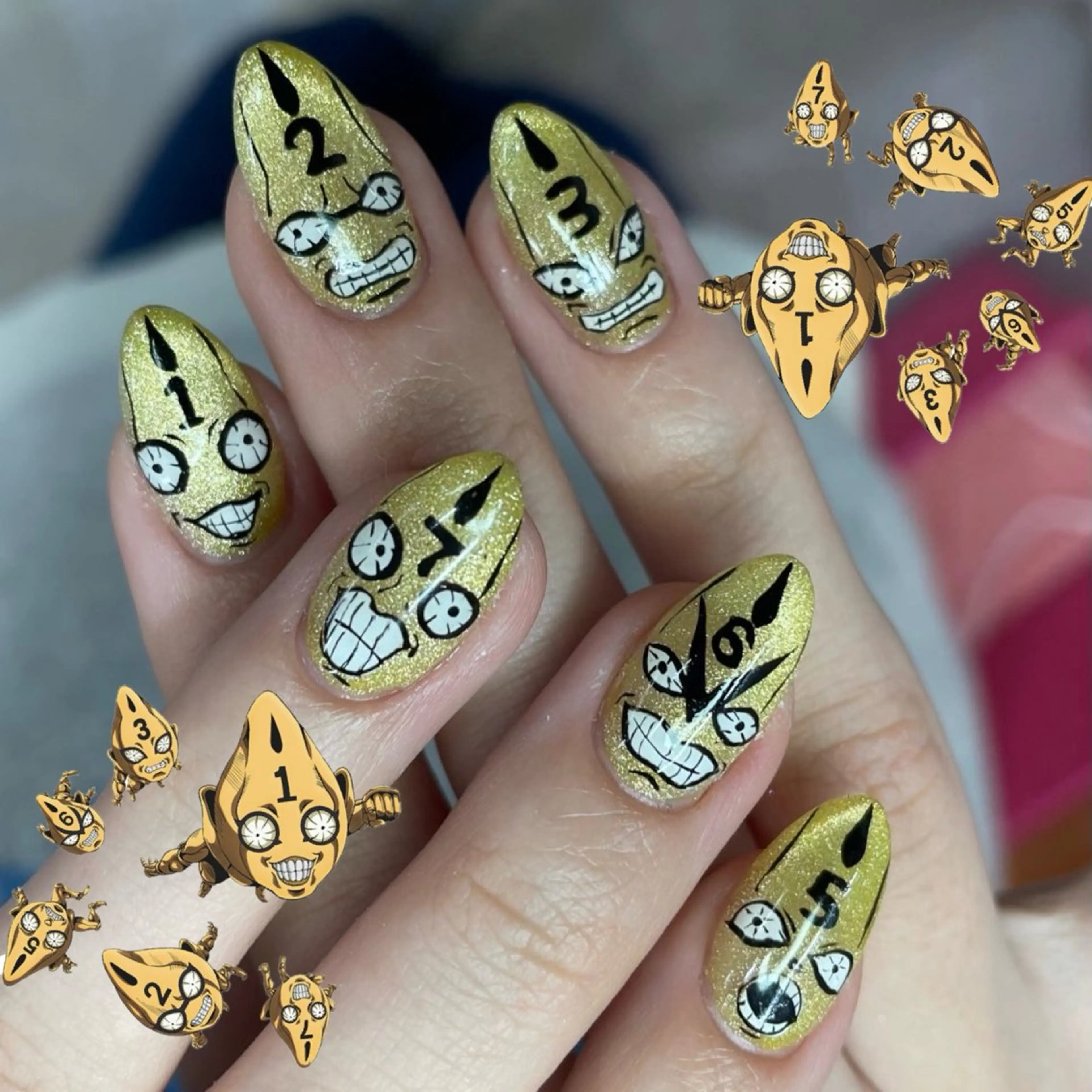 ネイル ハンドネイル ひめか🫁 推し概念・個性派のネイルデザイン