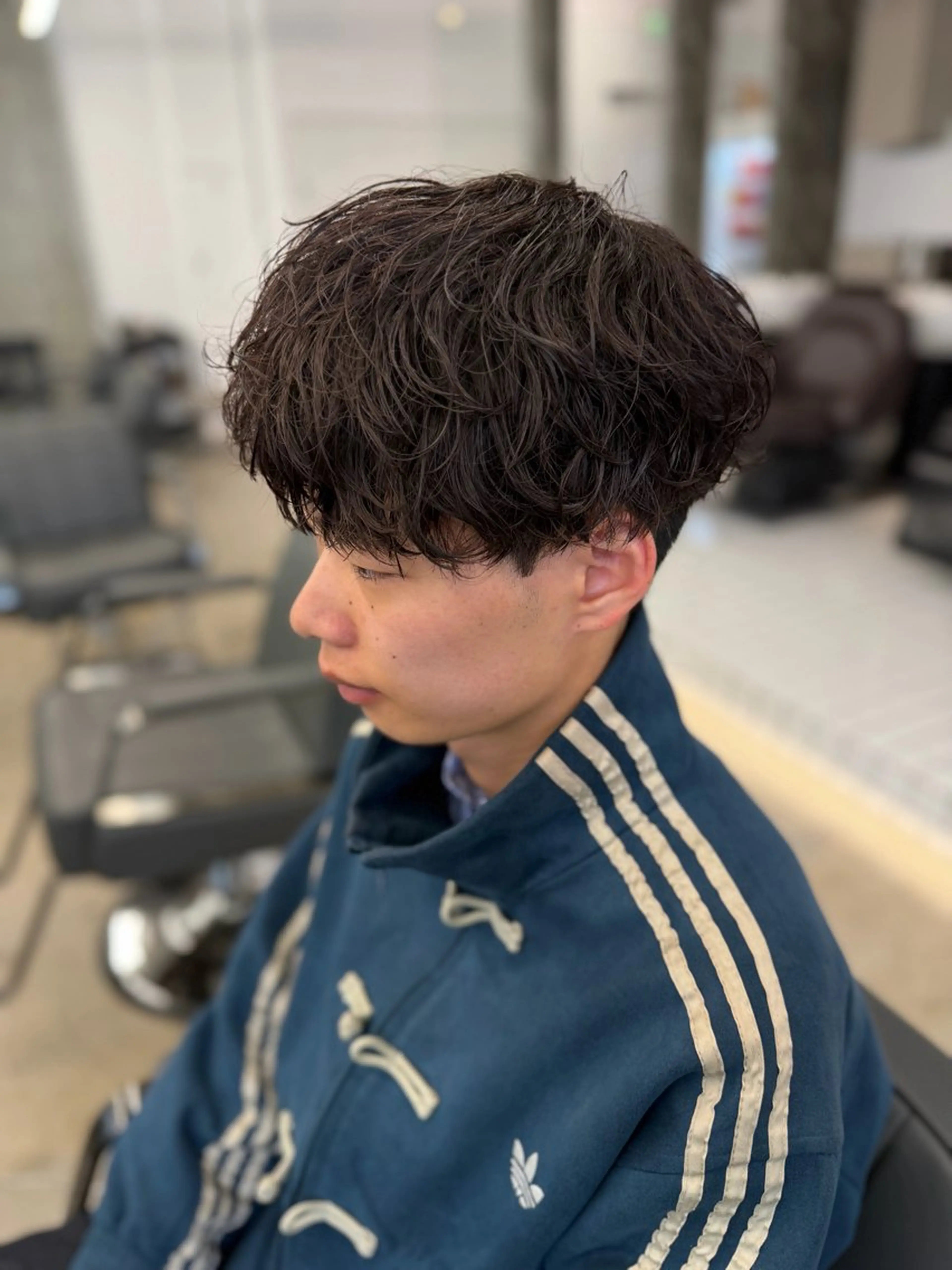 パーマ メンズ カット パーマ パーマ特化/フェザー パーマシャドウ/真生のヘアスタイル