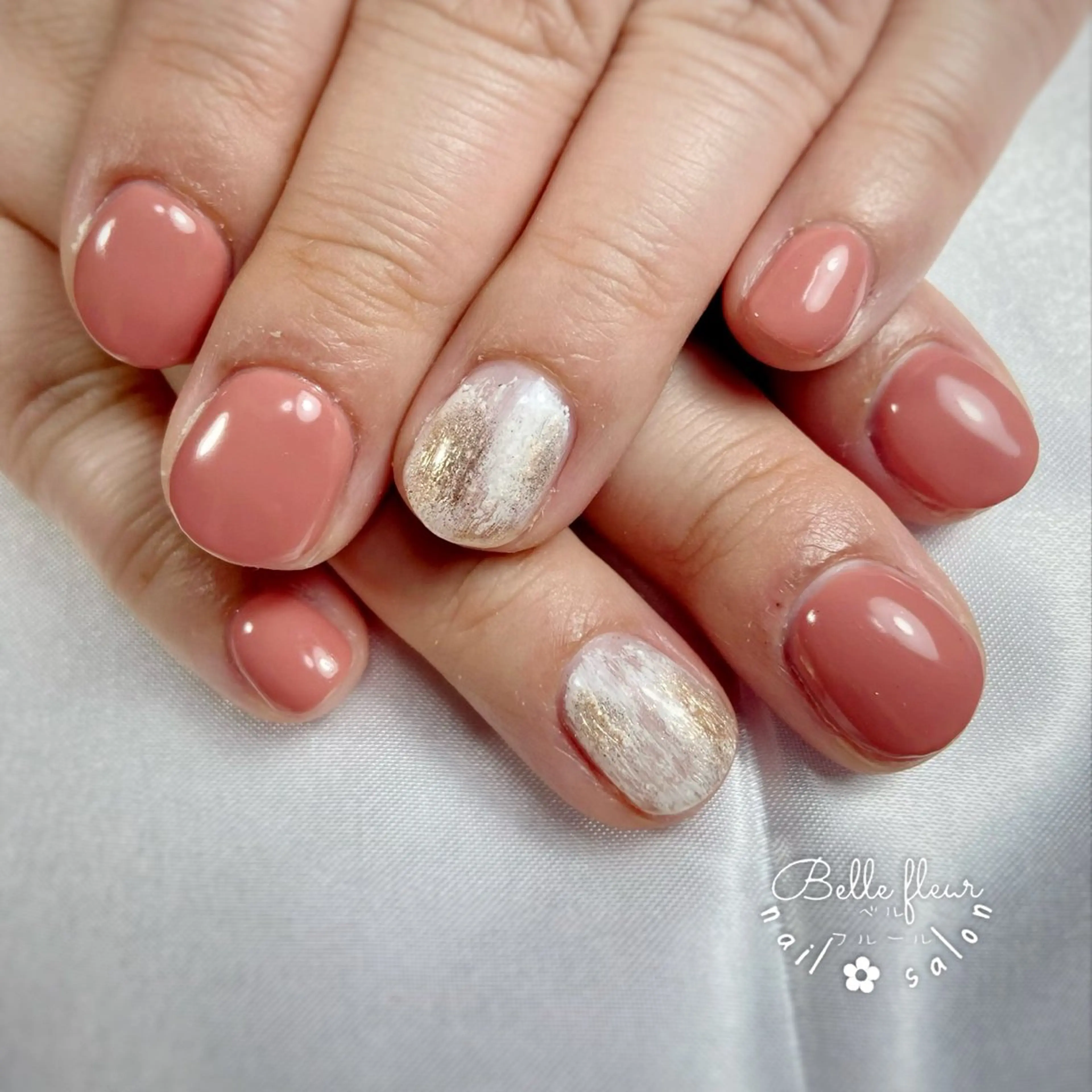 ネイル 春ネイル ハンドネイル ﾈｲﾙｻﾛﾝ Bellefleurのネイルデザイン