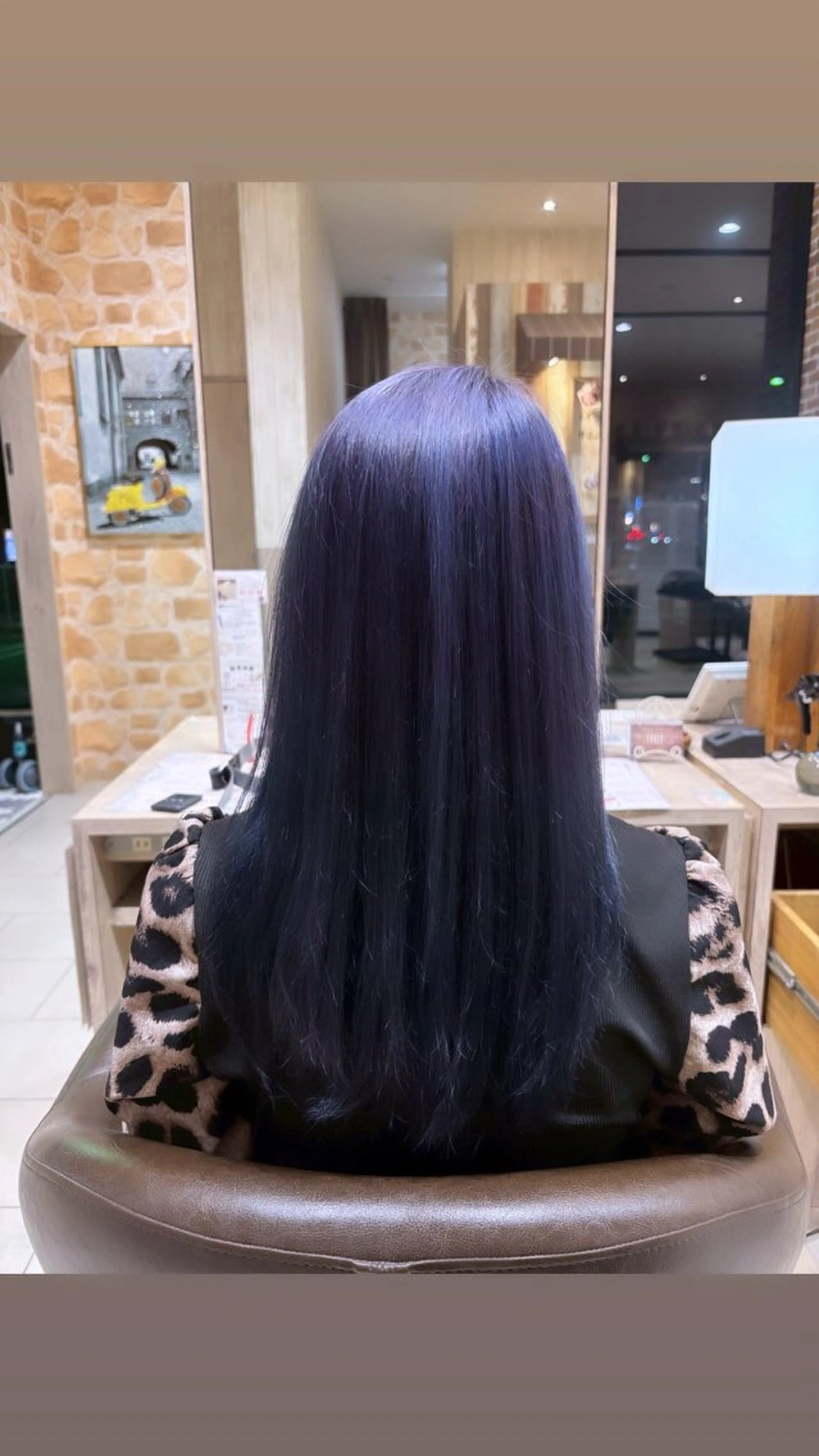 ワンブリーチ＋全体カラーの写真