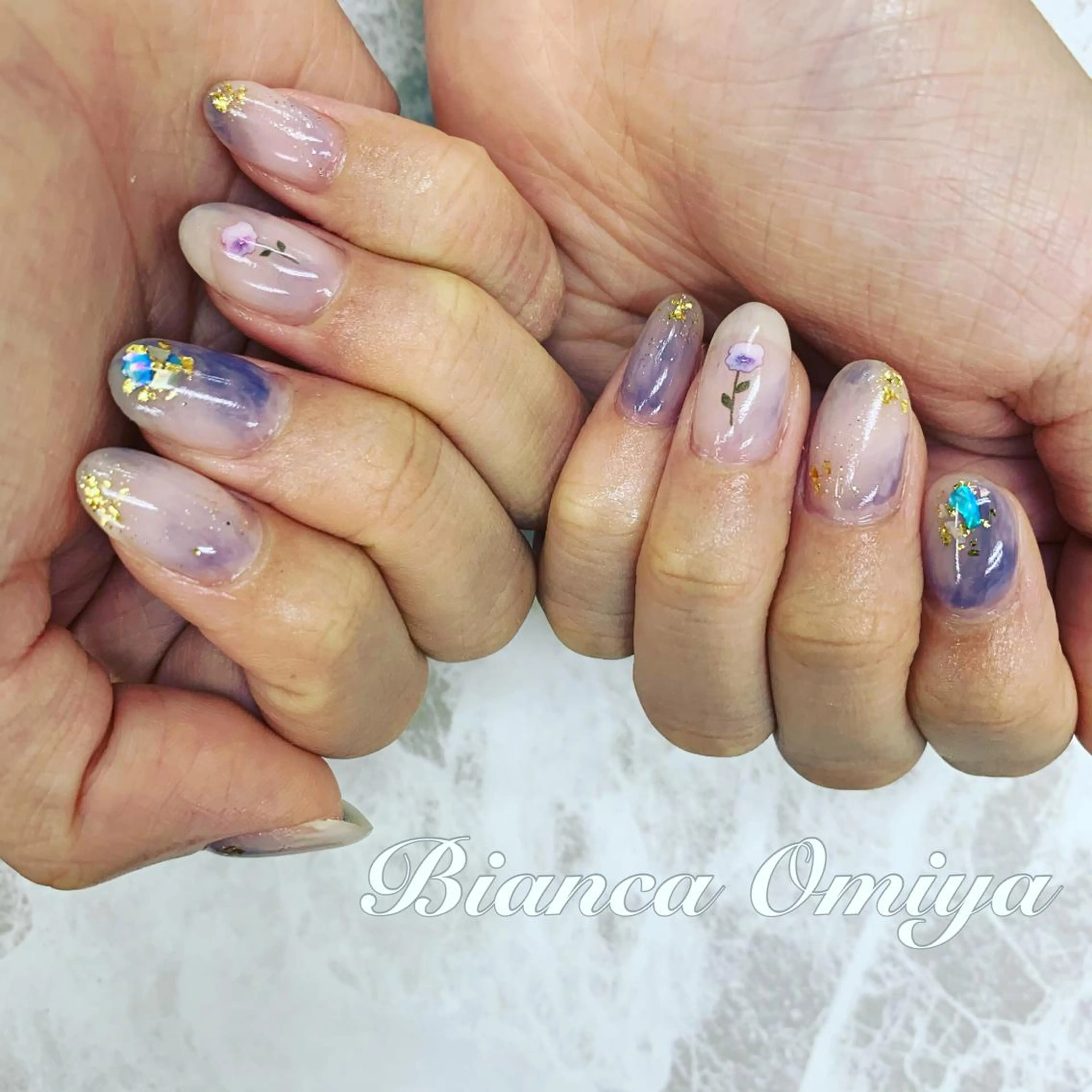 ネイル ビアンカ大宮ネイル 店長 モリサワのネイルデザイン