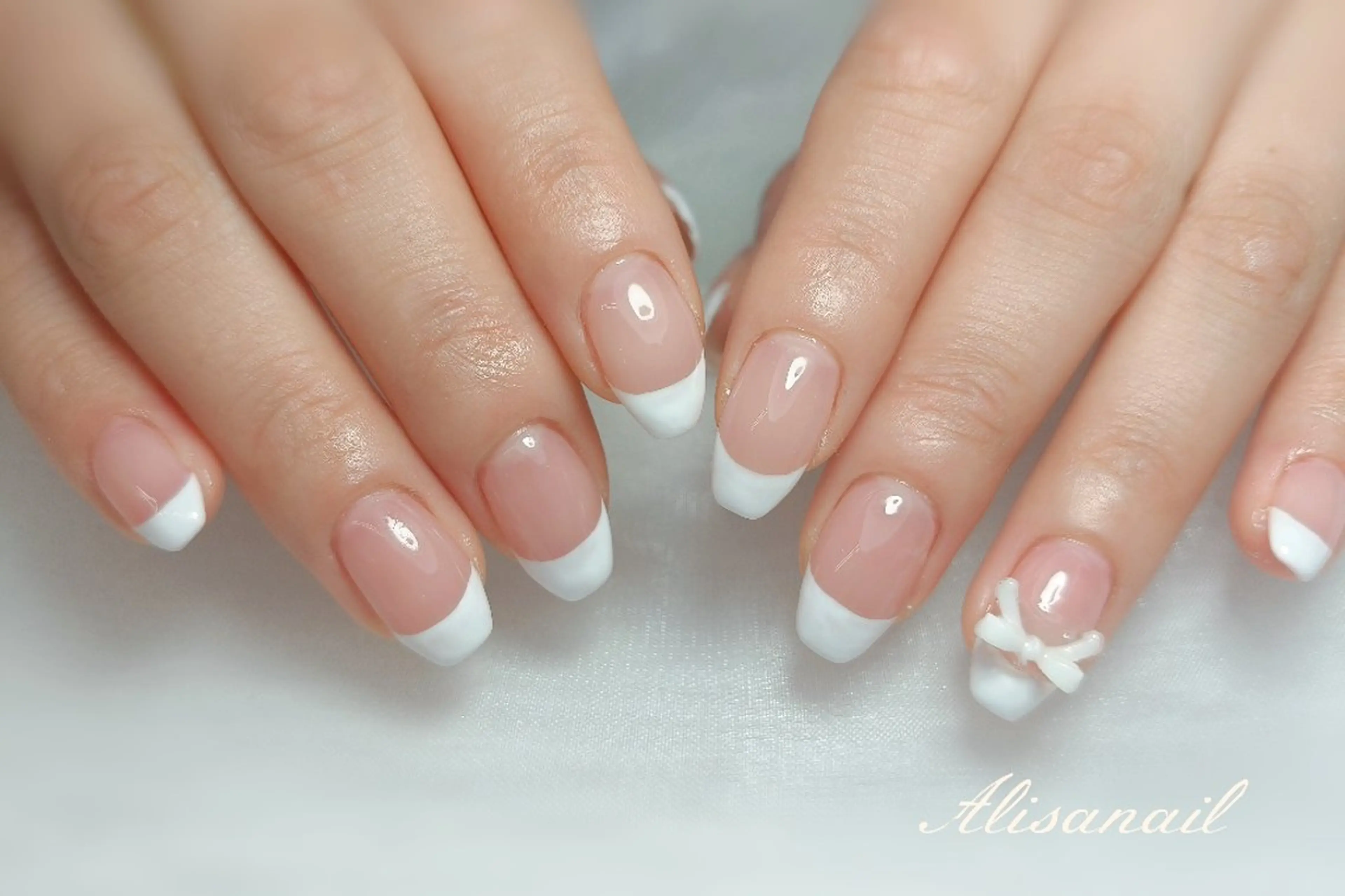 ネイル フレンチネイル エ ンのネイルデザイン