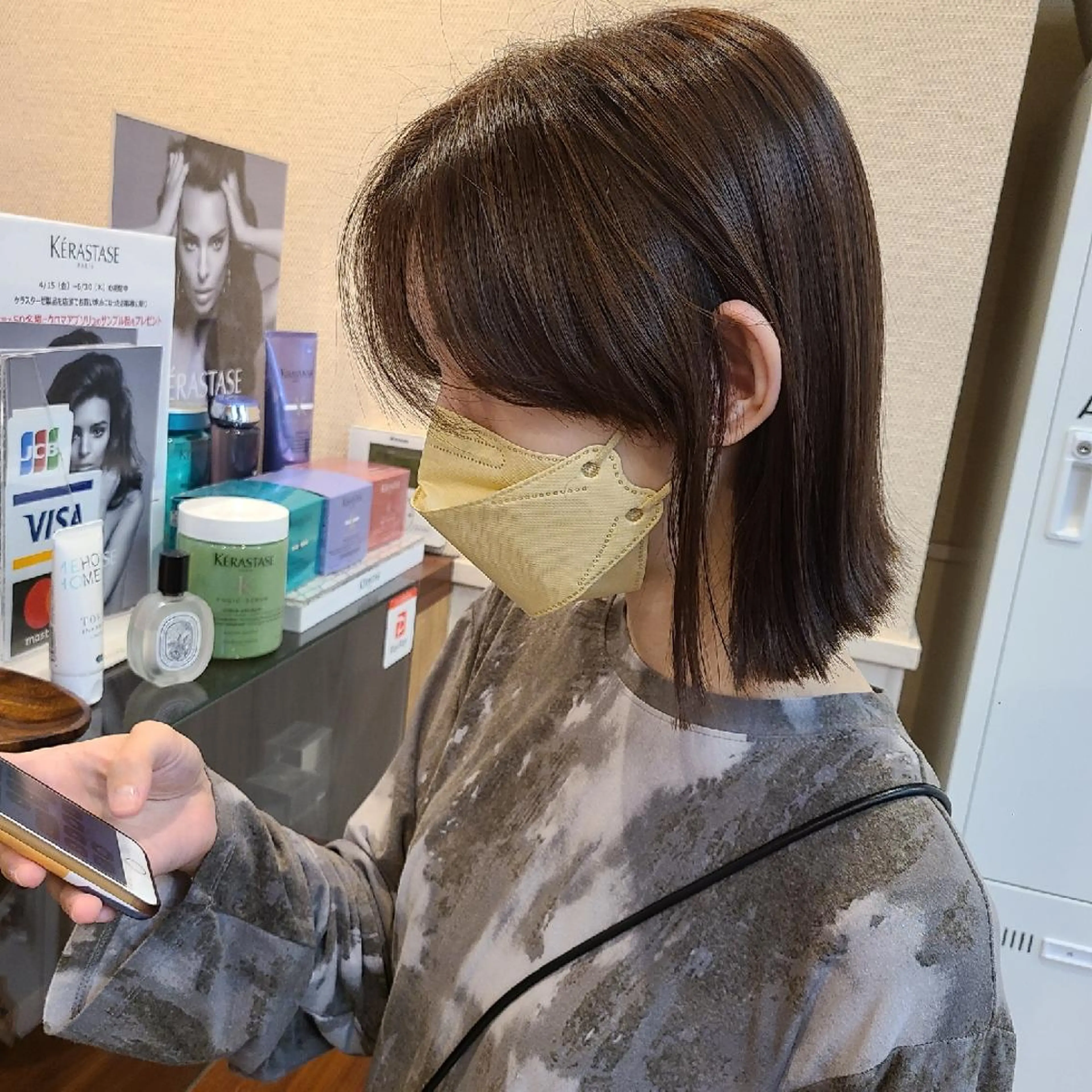 ショート カラー サイドバング 【ネウィ天王寺 】seiyaのヘアスタイル