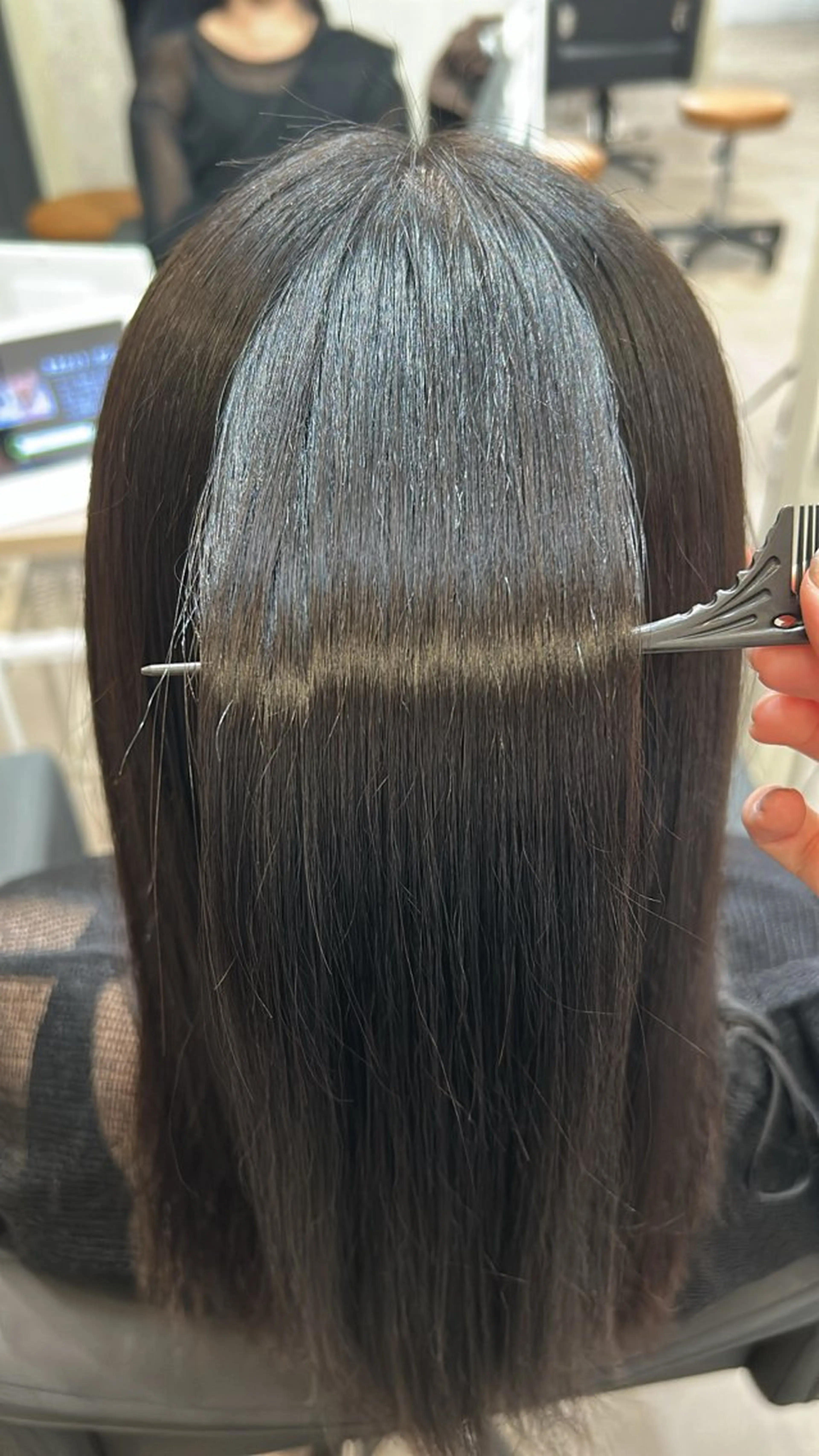 ロング 縮毛矯正 石原 侑季のヘアスタイル