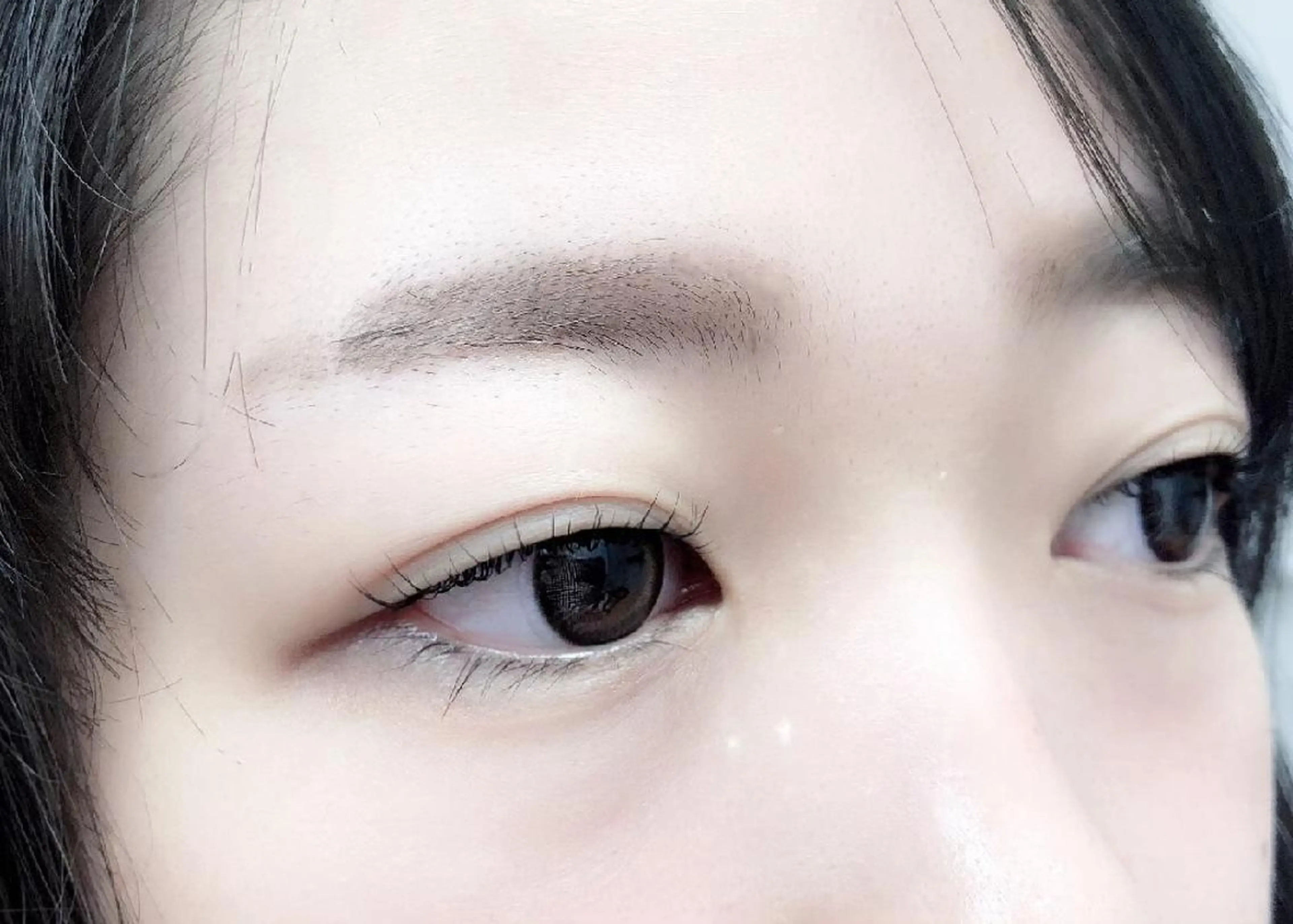 マツエク・マツパ 付け放題 フラットラッシュ ナチュラル まつげパーマ 一重×まつ毛パーマ マツパ 吉岡 ゆうなのマツエク・マツパデザイン