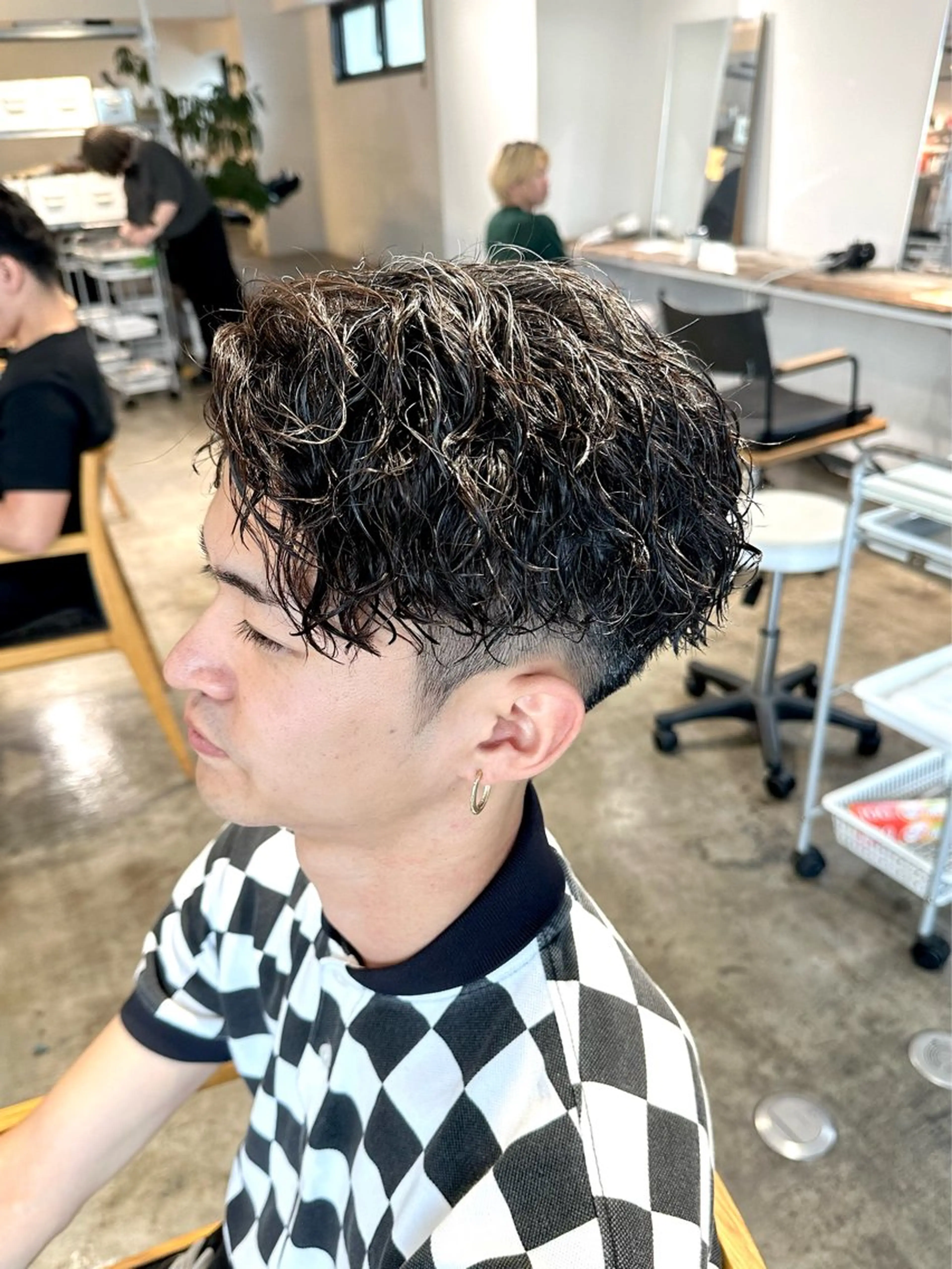 パーマ メンズ メンズパーマ ツイストスパイラルパーマ スパイラルパーマ カット パーマ トリートメント 骨格補正施術/メンズ 専門美容師/YUYAのヘアスタイル