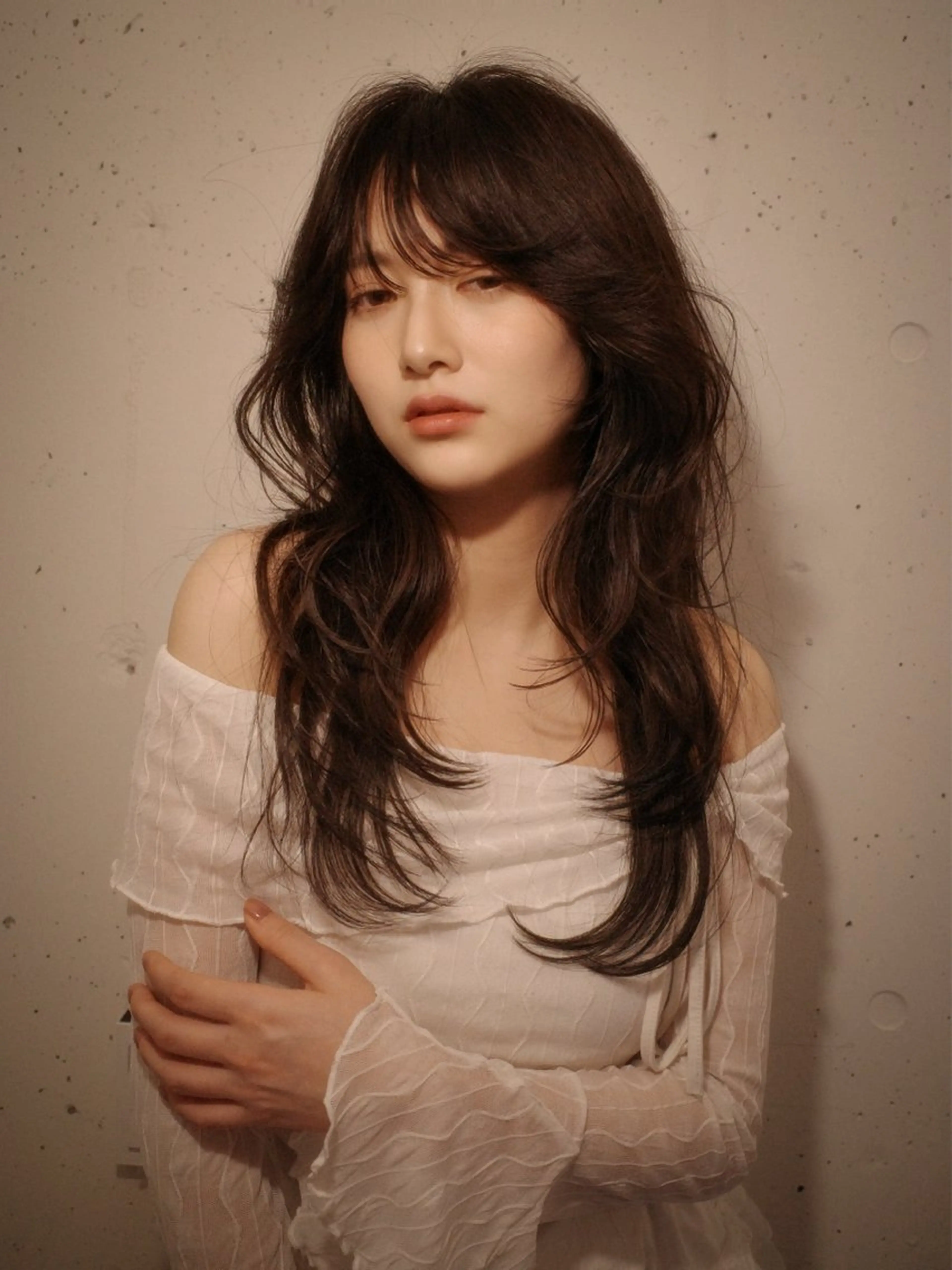 ロング カラー 中島 祐希のヘアスタイル