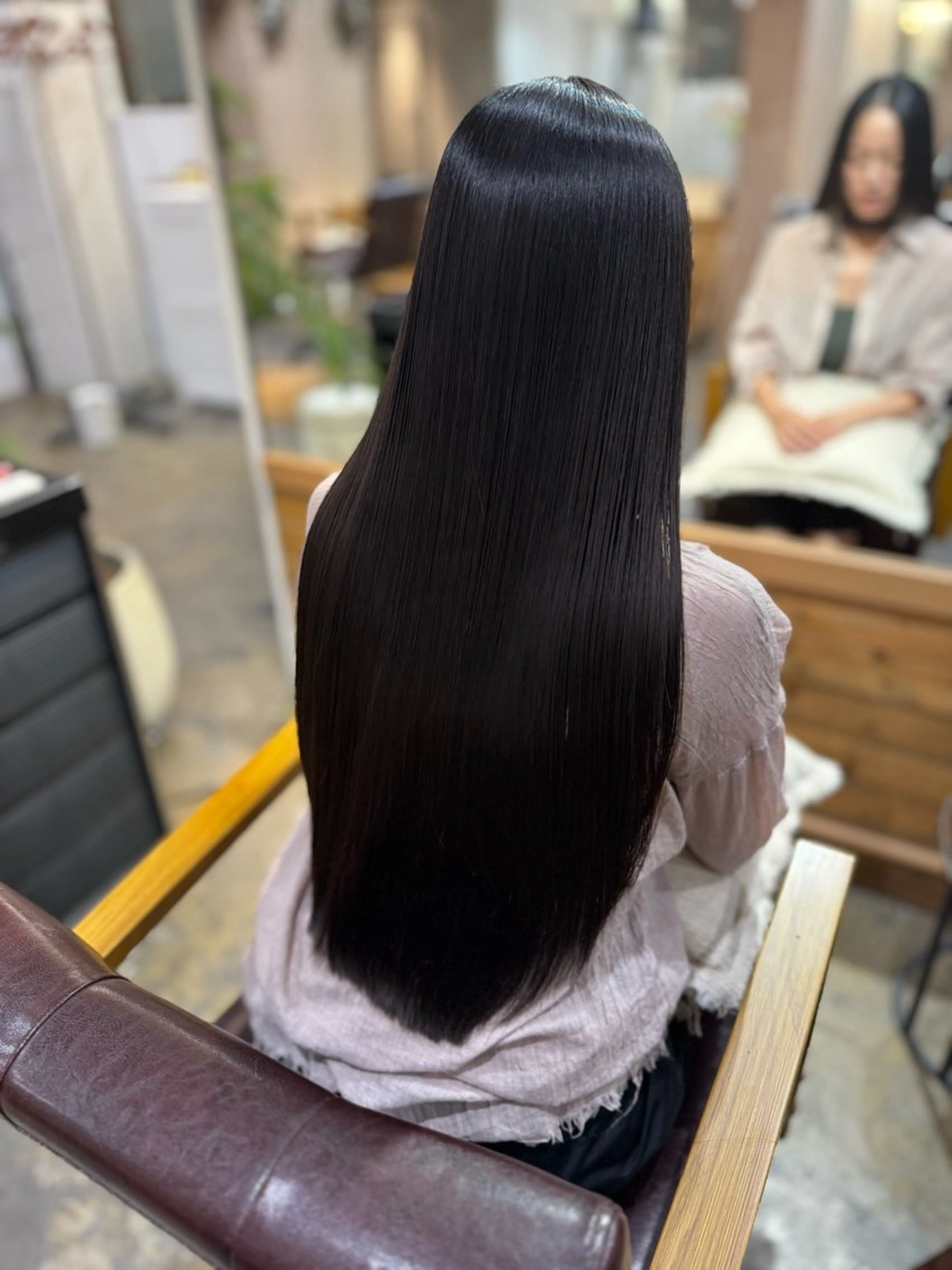 ロング カット トリートメント 縮毛矯正➕髪質改善➕ レイヤーカット　田畑のヘアスタイル