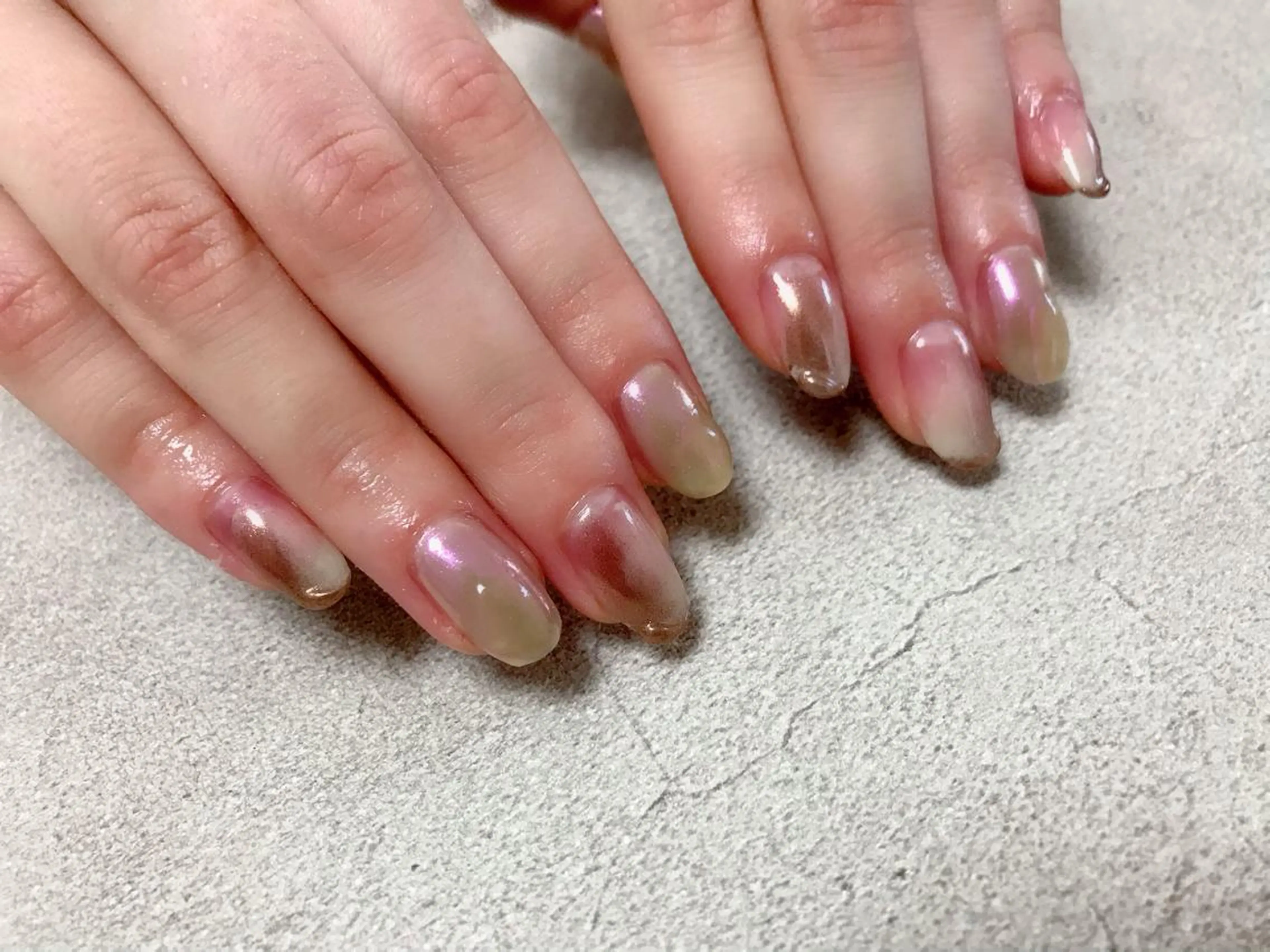 ネイル ミラーネイル kikinail 溝の口のネイルデザイン