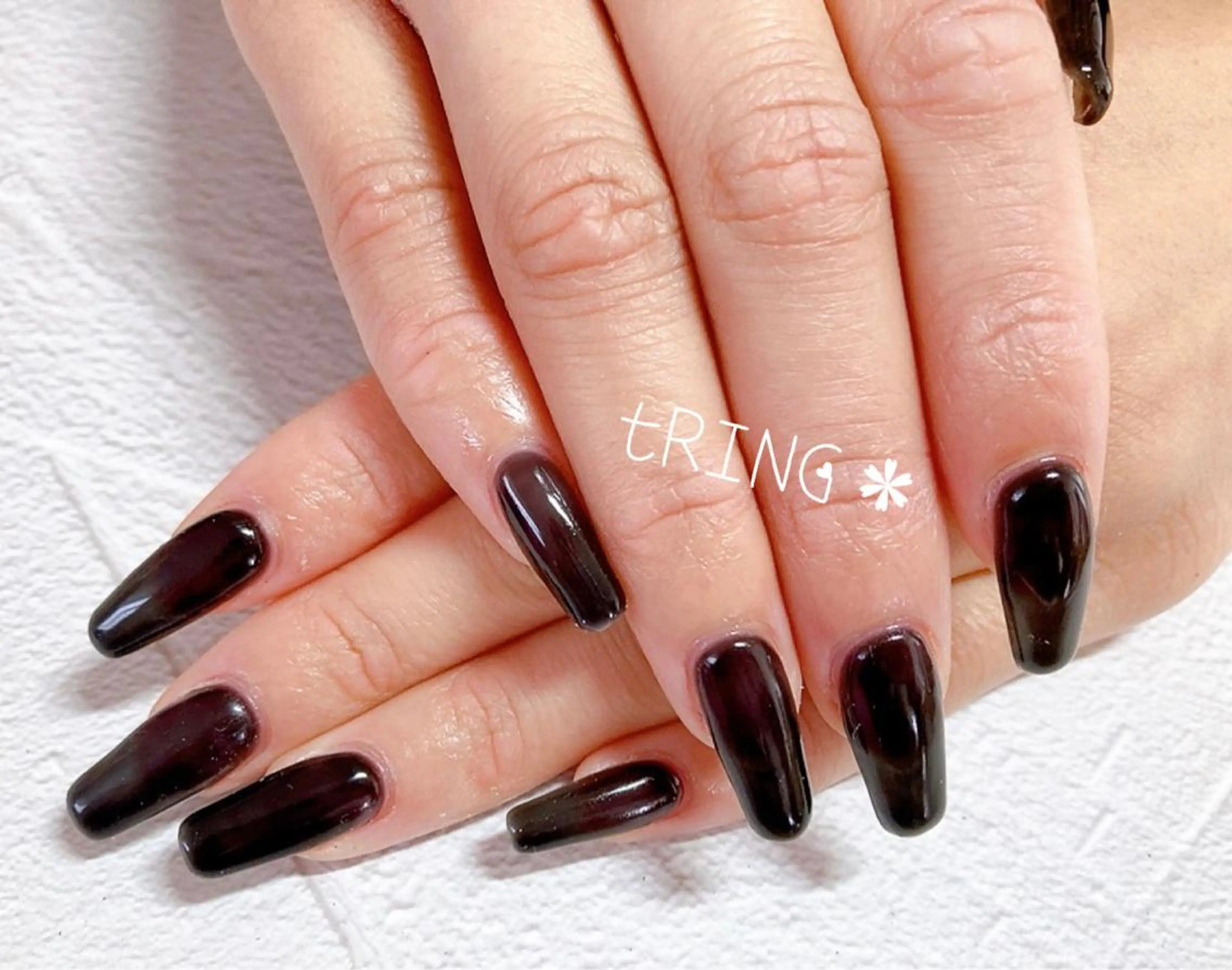 ネイル ハンドネイル tRING＊ しいの木台のネイルデザイン