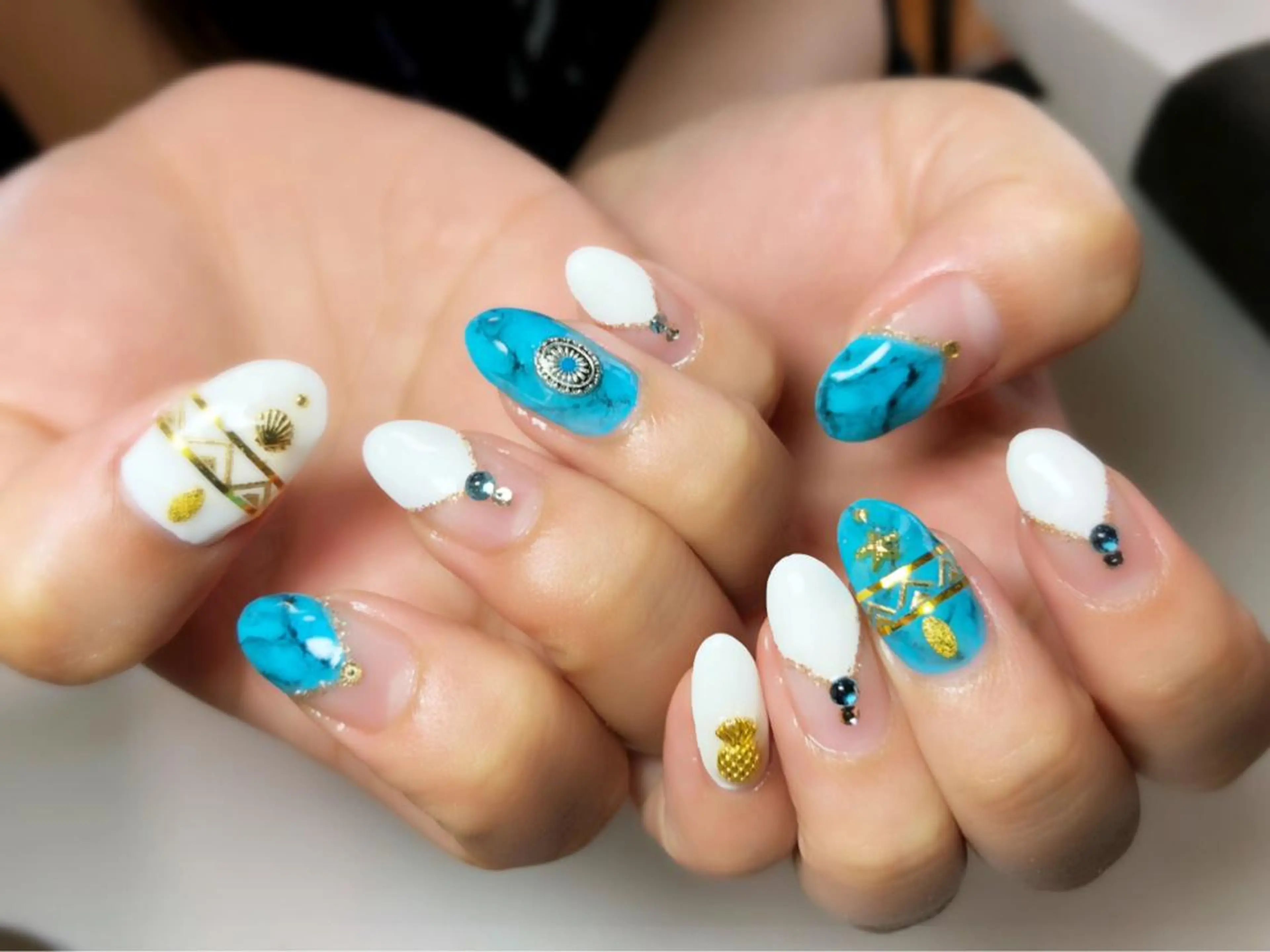 ネイル Aim* 深爪・自爪育成専門店のネイルデザイン