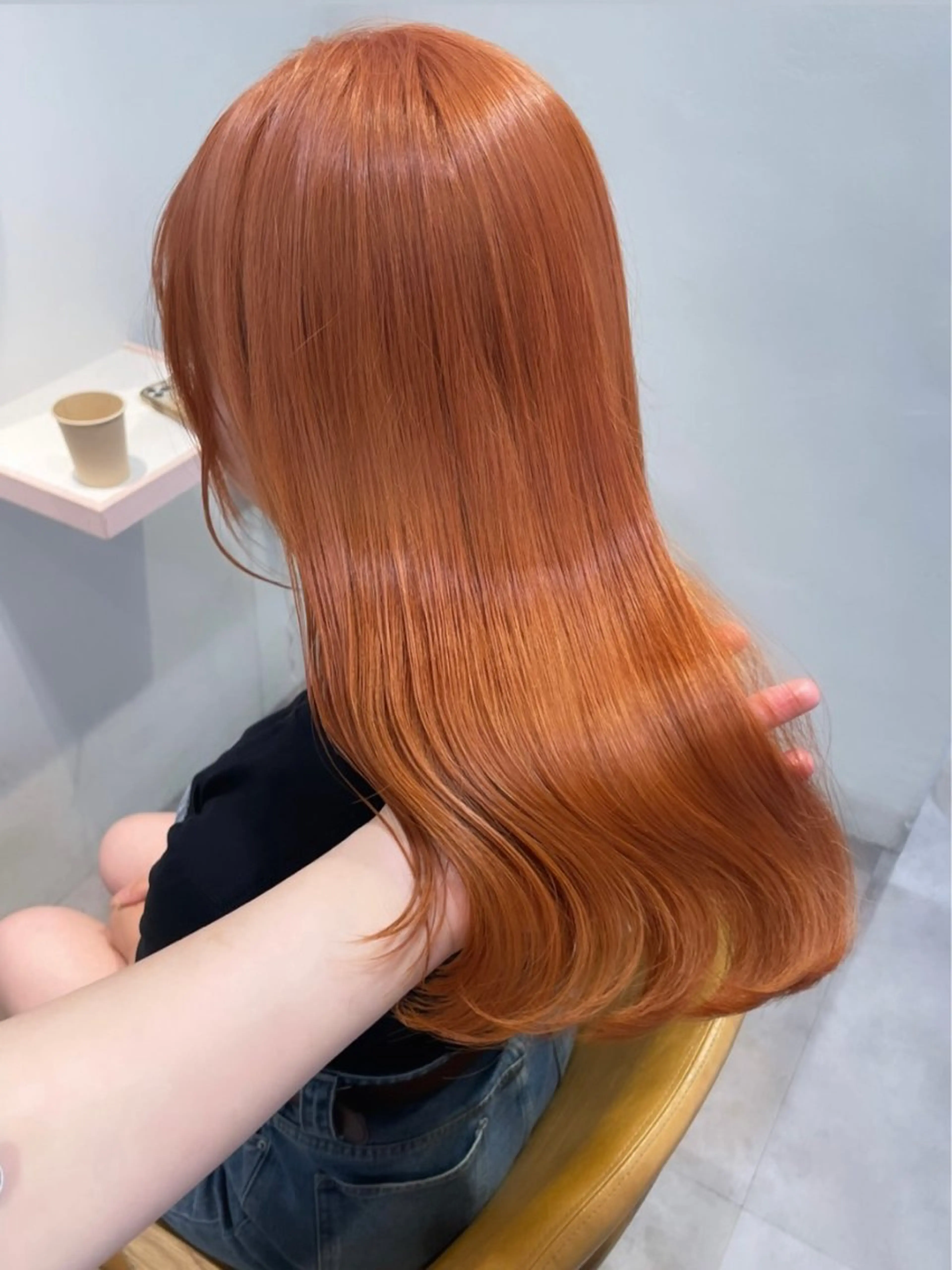 カラー ヘアカラー 若月 あやかのヘアスタイル