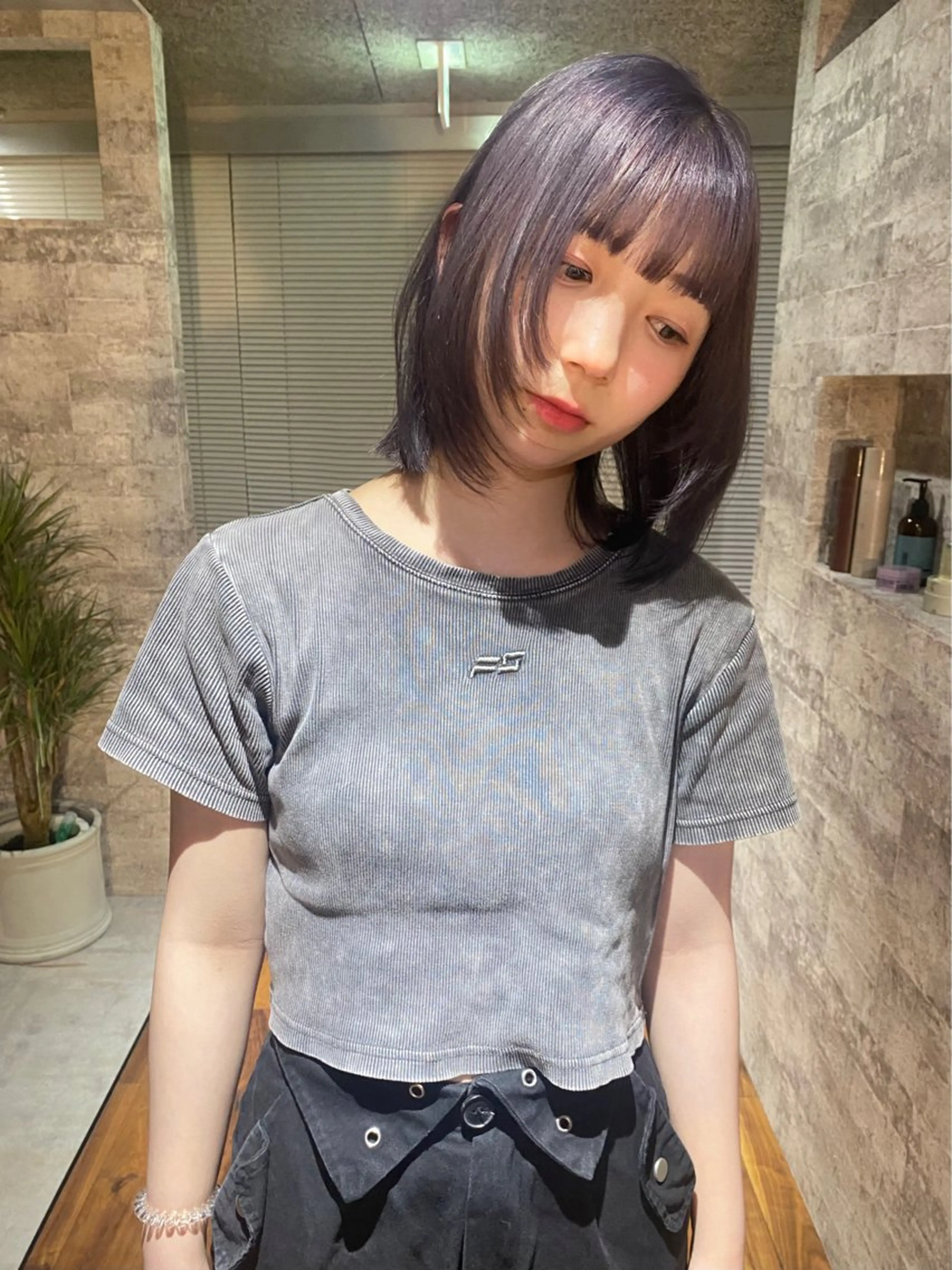 ミディアム カラー カット ヘアカラー トリートメント mai / linoah˚✧のヘアスタイル