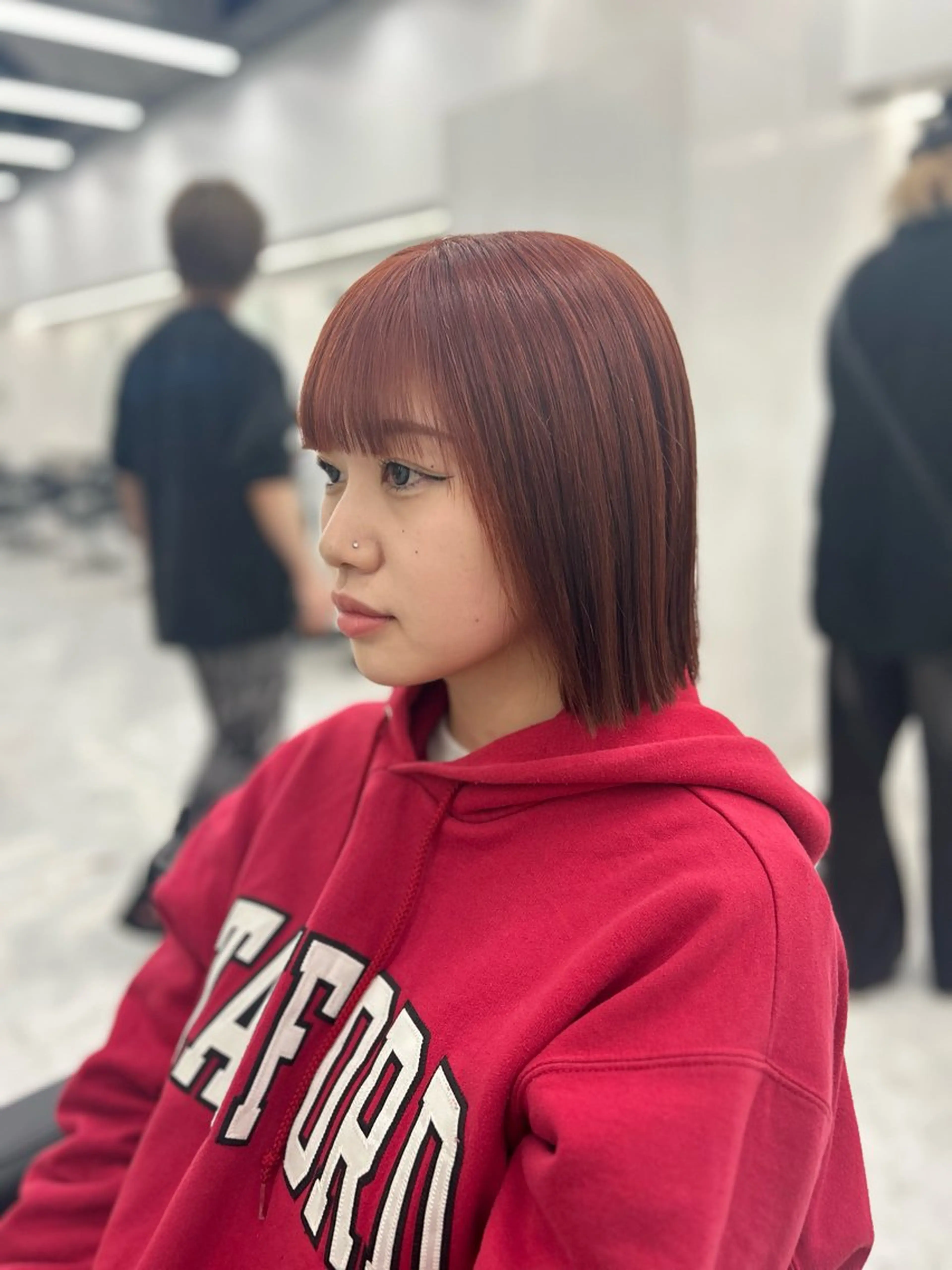 ショート ヘアカラー ヘッドスパ ヘアセット 🥀艶髪/似合わせ 暖色/まな🥀のヘアスタイル