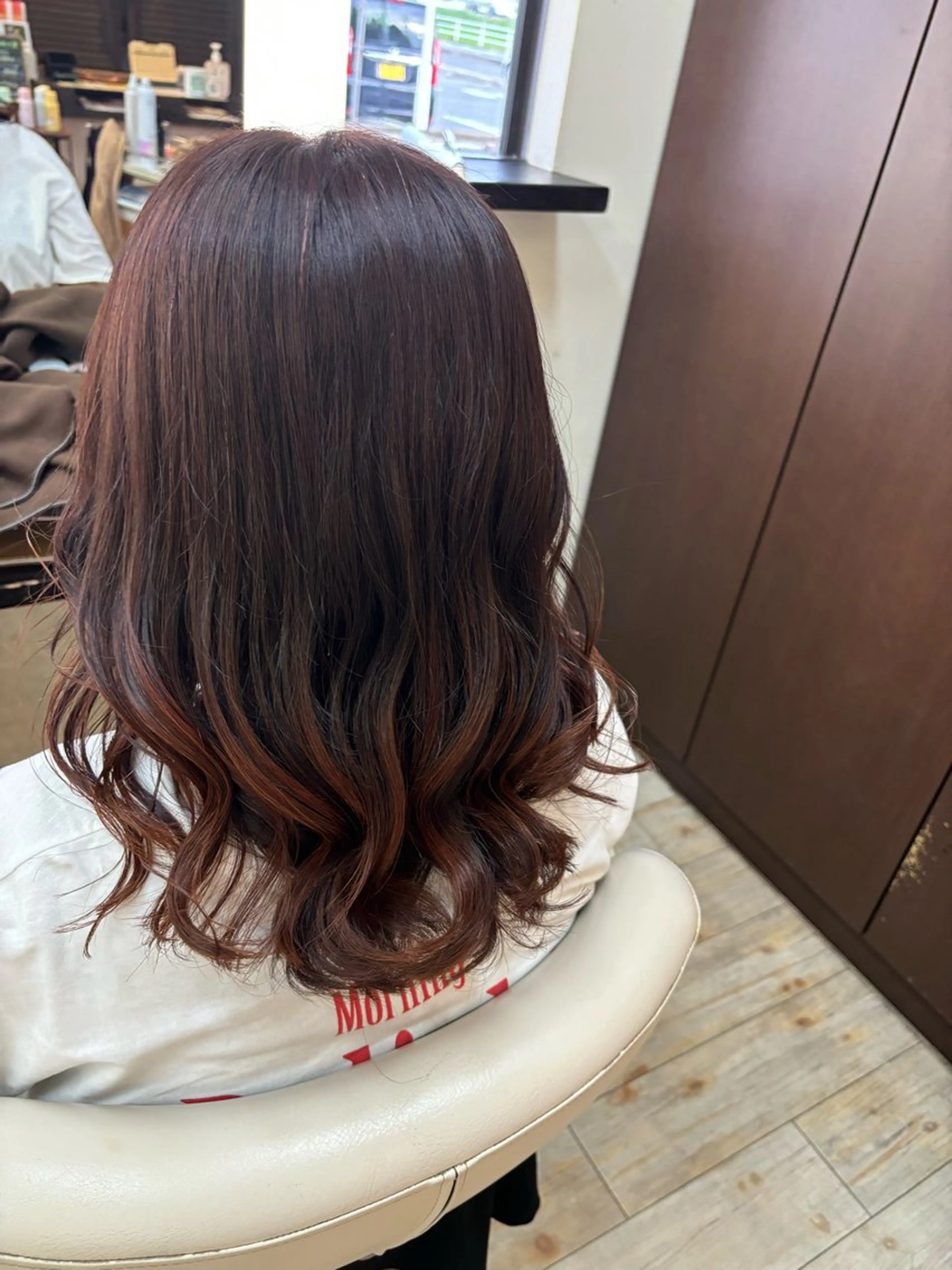 ミディアム ルプラボウ／艶カラー ／髪質改善／アサミのヘアスタイル