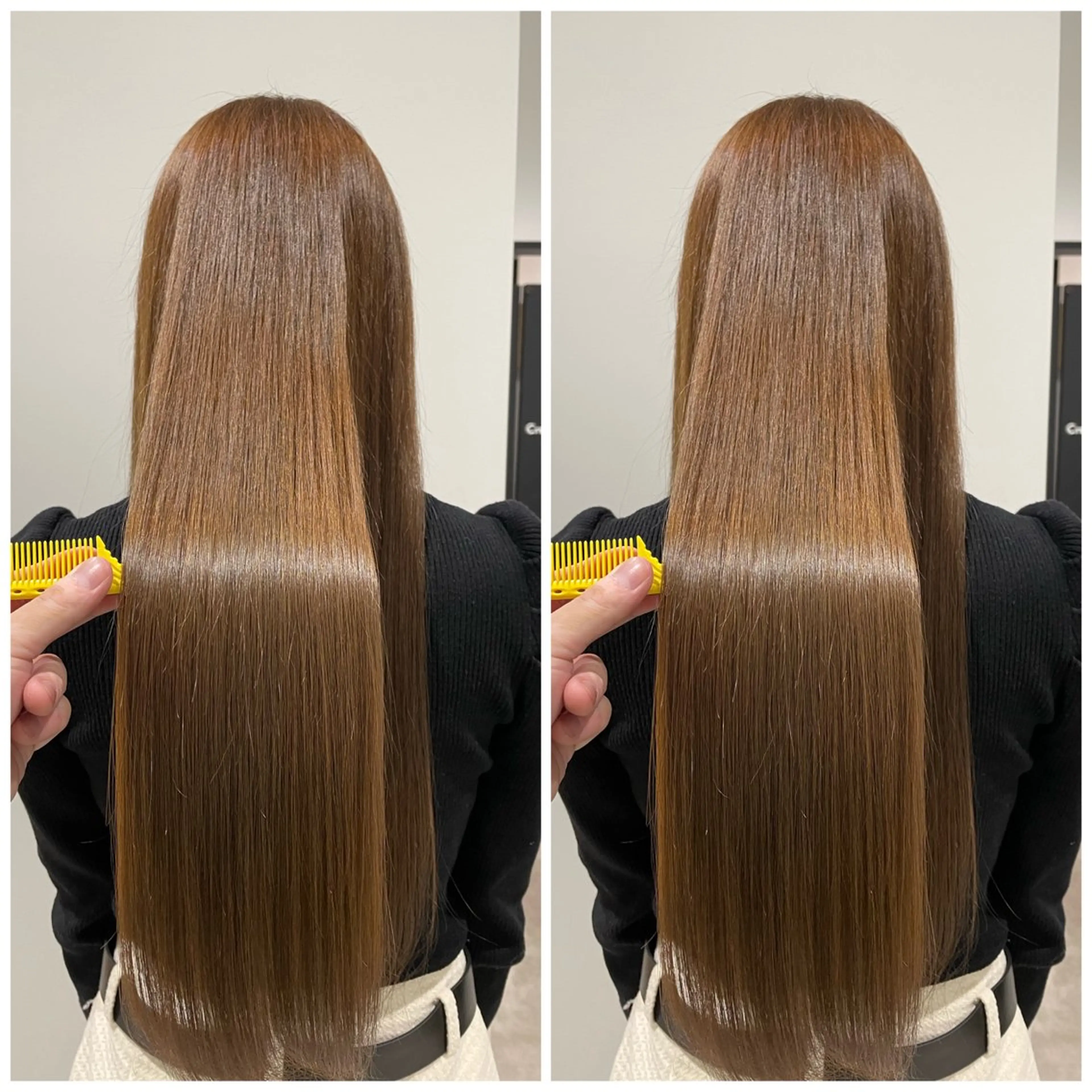 ロング ボブ ハイライト 髪質改善 レイヤーカット トリートメント rosee【ロゼ】所属・🌟髪質改善 平本雄大🌟のヘアスタイル