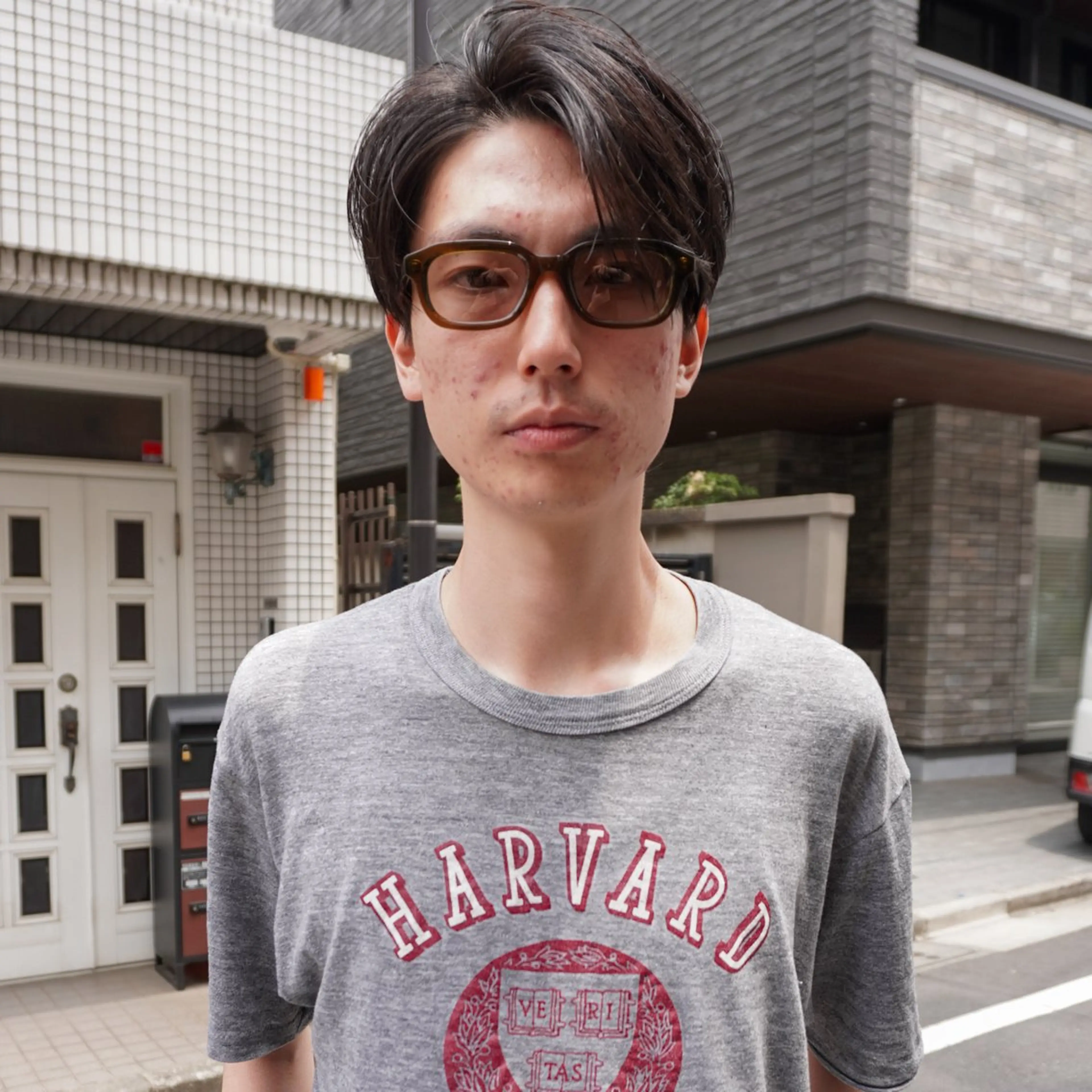 ショート メンズ センターパート カット トリートメント ◽️モードヘア◽️ SHOUTOのヘアスタイル