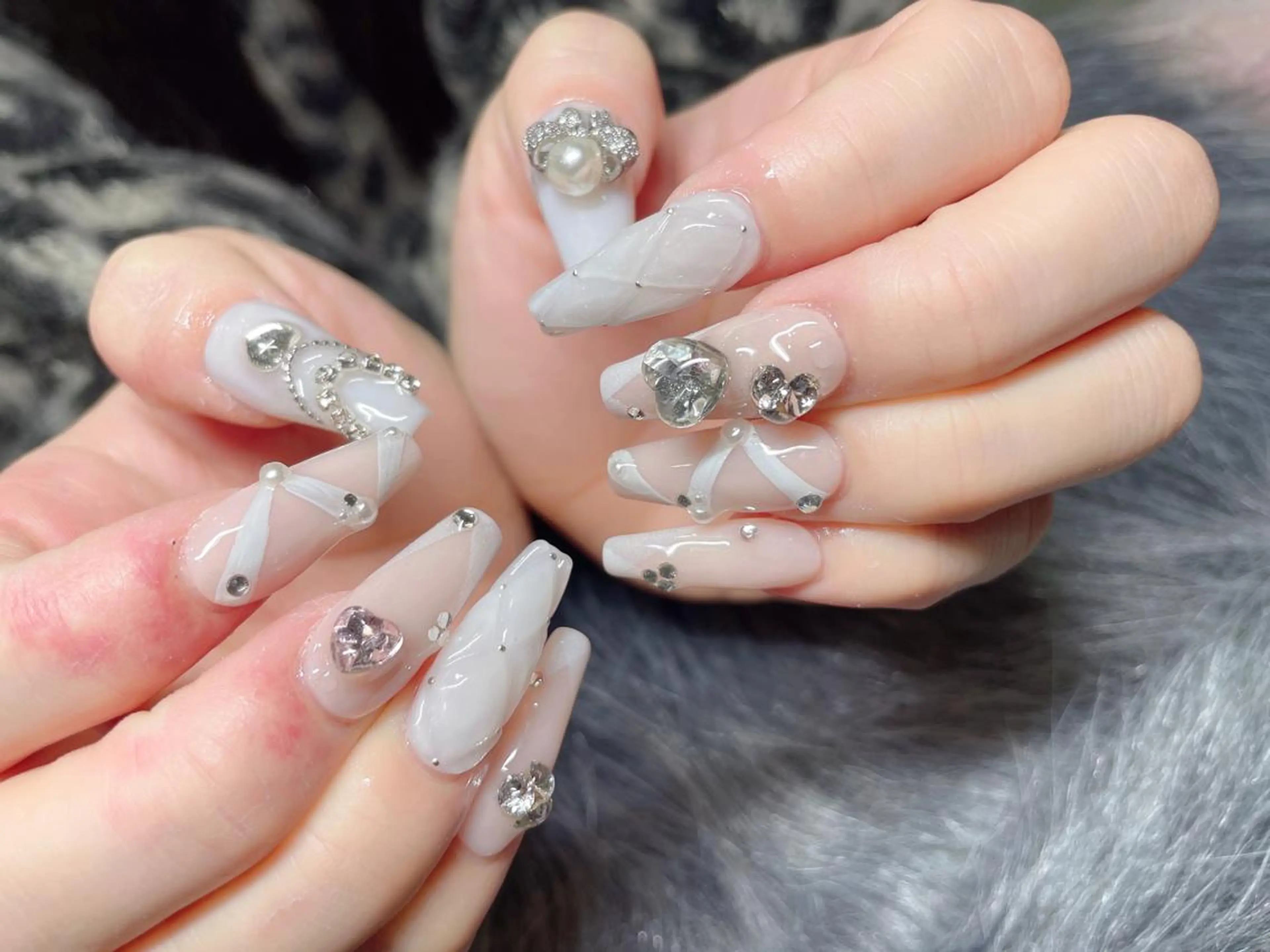 ロング ネイル ハンドネイル 《LB》ラブリエ Nail&eyeのマツエク・マツパデザイン