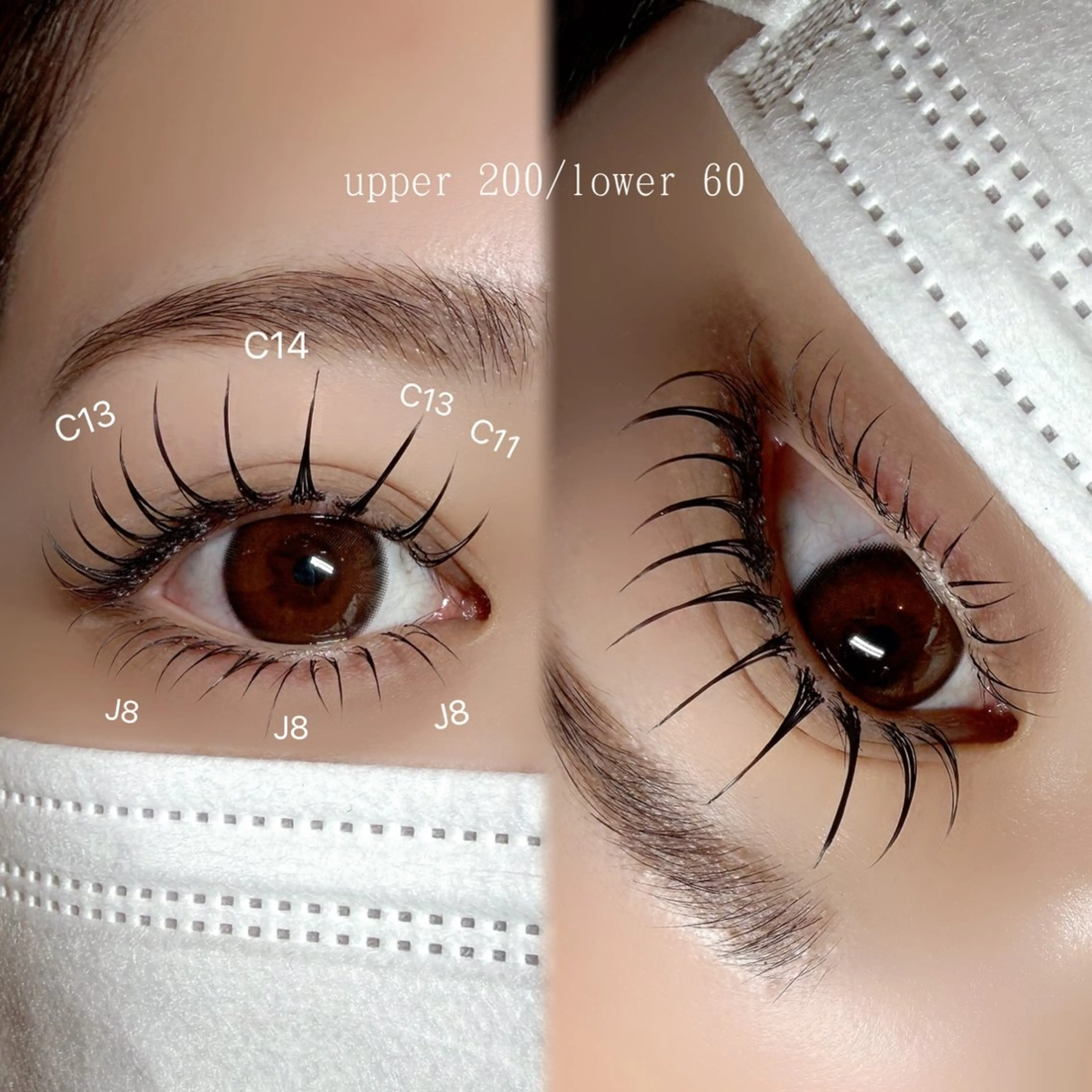 LEDシングルラッシュ🎶セーブル90分付け放題（オフ込み）ジュニア価格🪄（➕500円でフラットラッシュに変更可）の写真