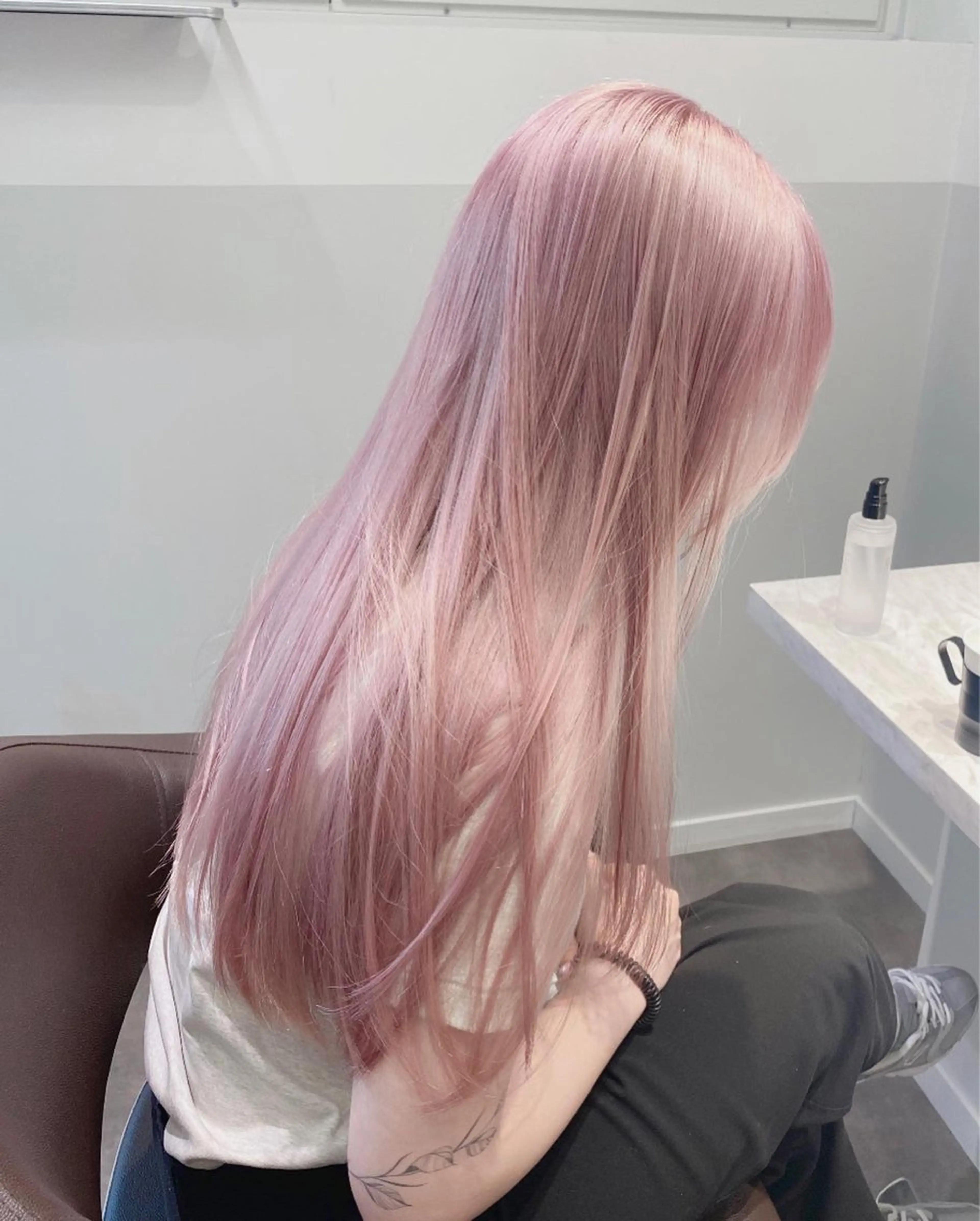 ロング カラー ヘアアレンジ メンズ ヘアカラー トリートメント SALOWIN所属・ハイトーン美容師 MASATOのヘアスタイル
