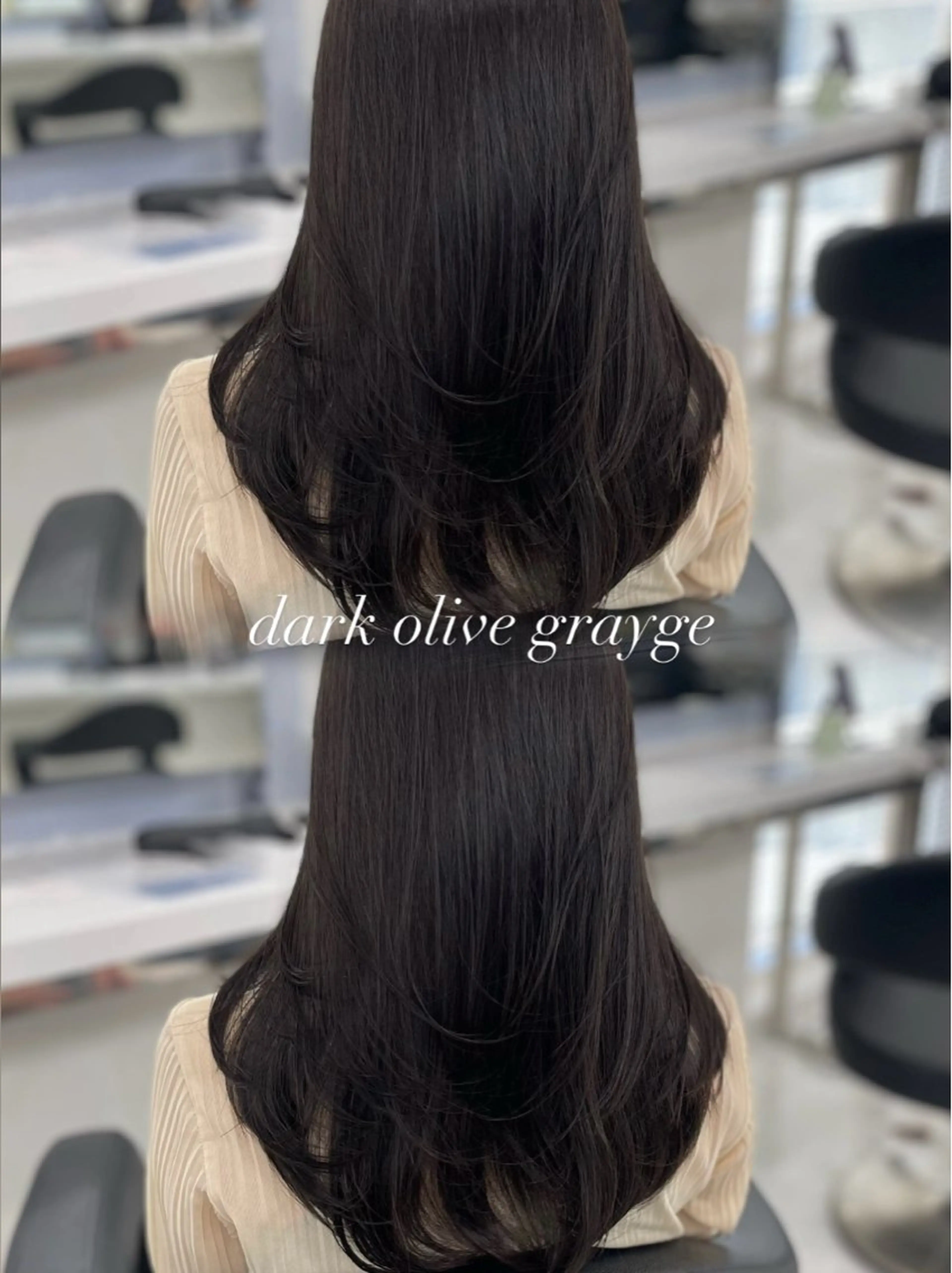 セミロング カラー ヘアアレンジ Ella所属・nana【艶髪】/ レイヤー/縮毛矯正のヘアスタイル